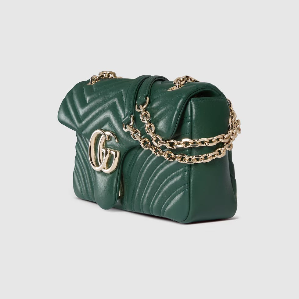 Gucci GG Marmont Medium Shoulder Bag - Green