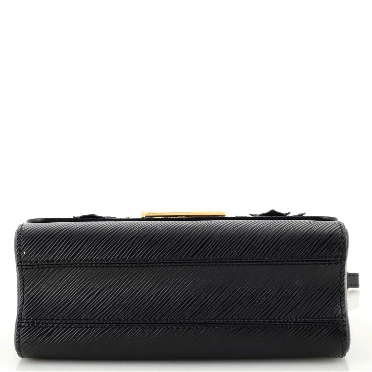Louis Vuitton Limited Edition Flower Twist MM Handbag - Black