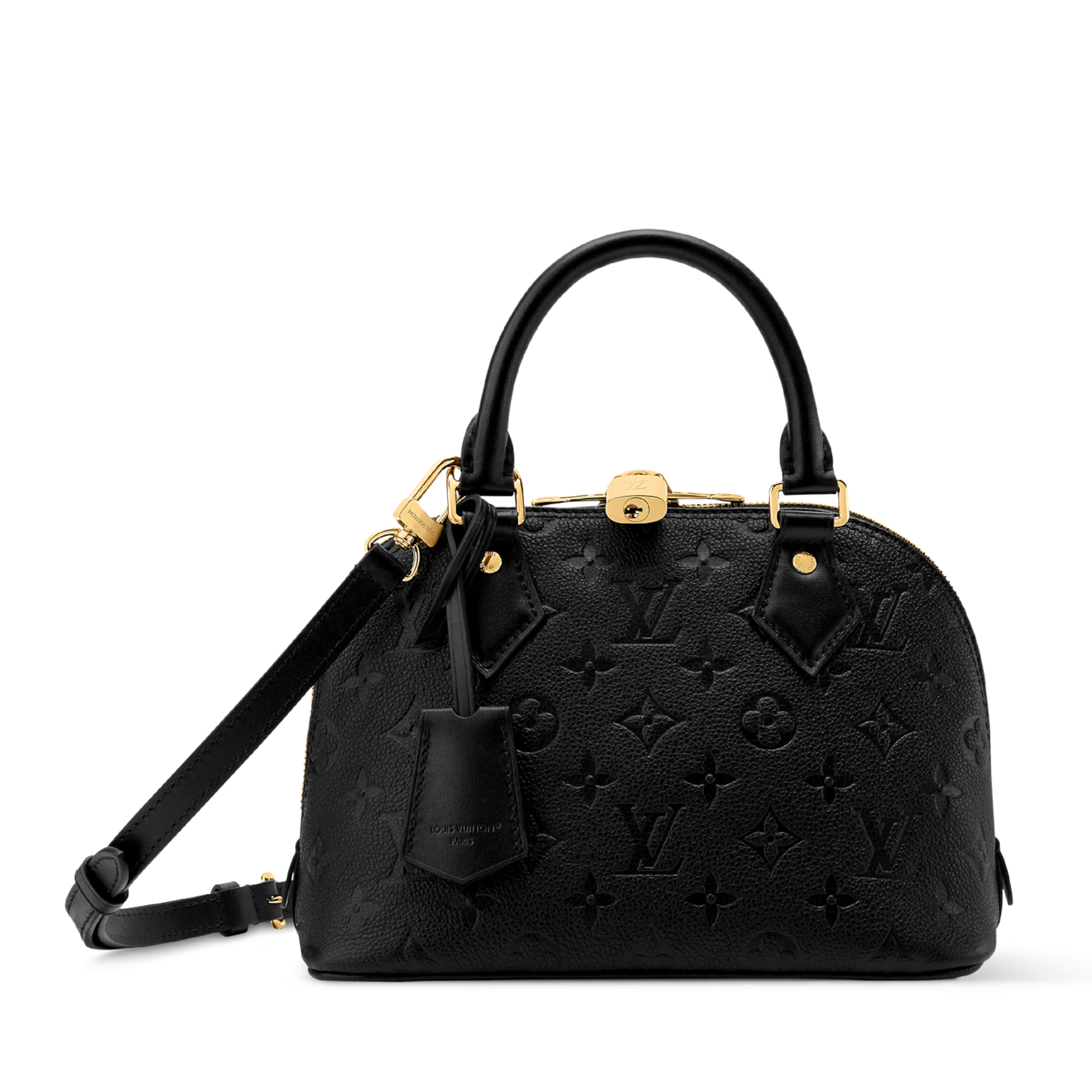 Louis Vuitton Monogram Empreinte Alma BB Handbag – Black
