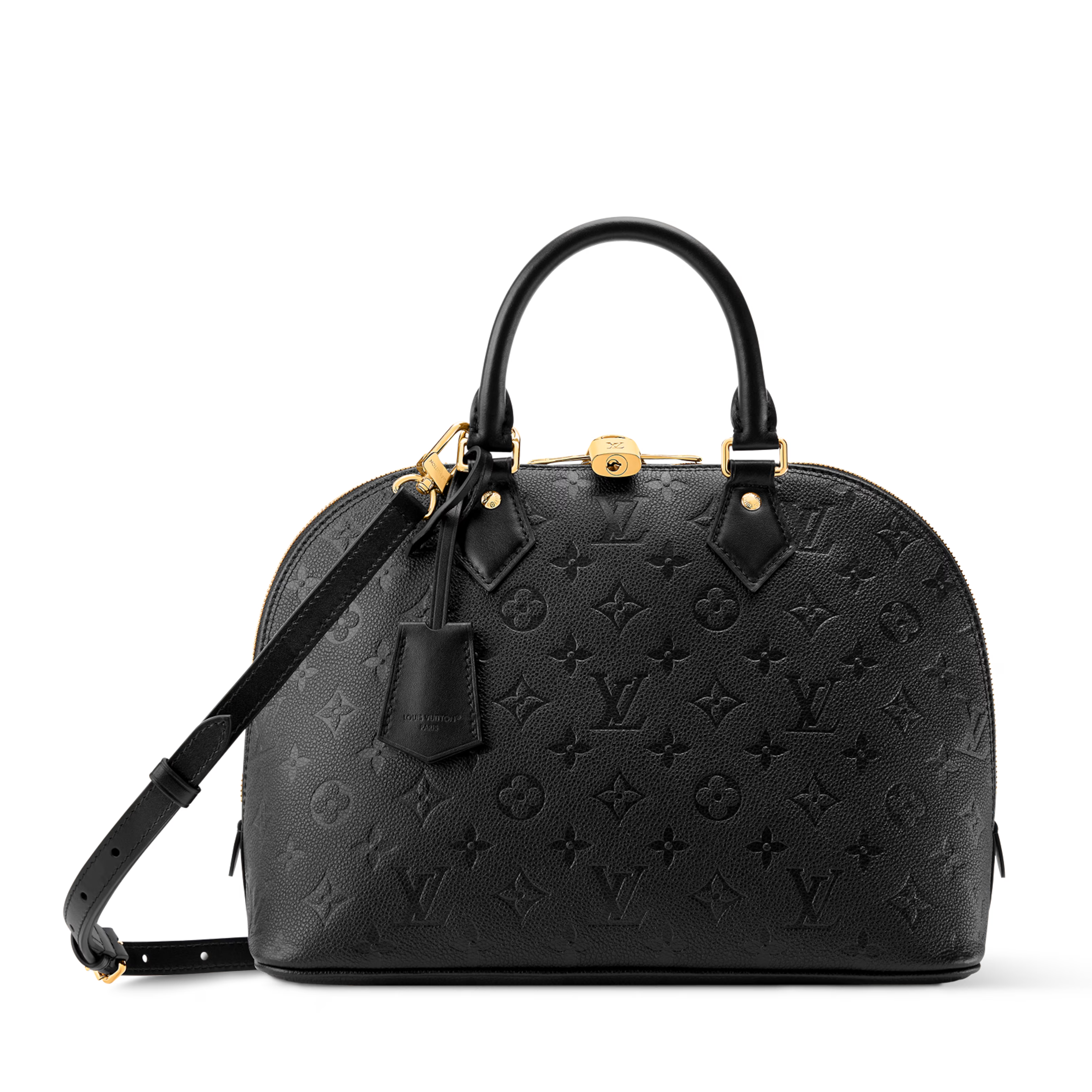 Louis Vuitton Monogram Empreinte Alma PM Handbag – Black