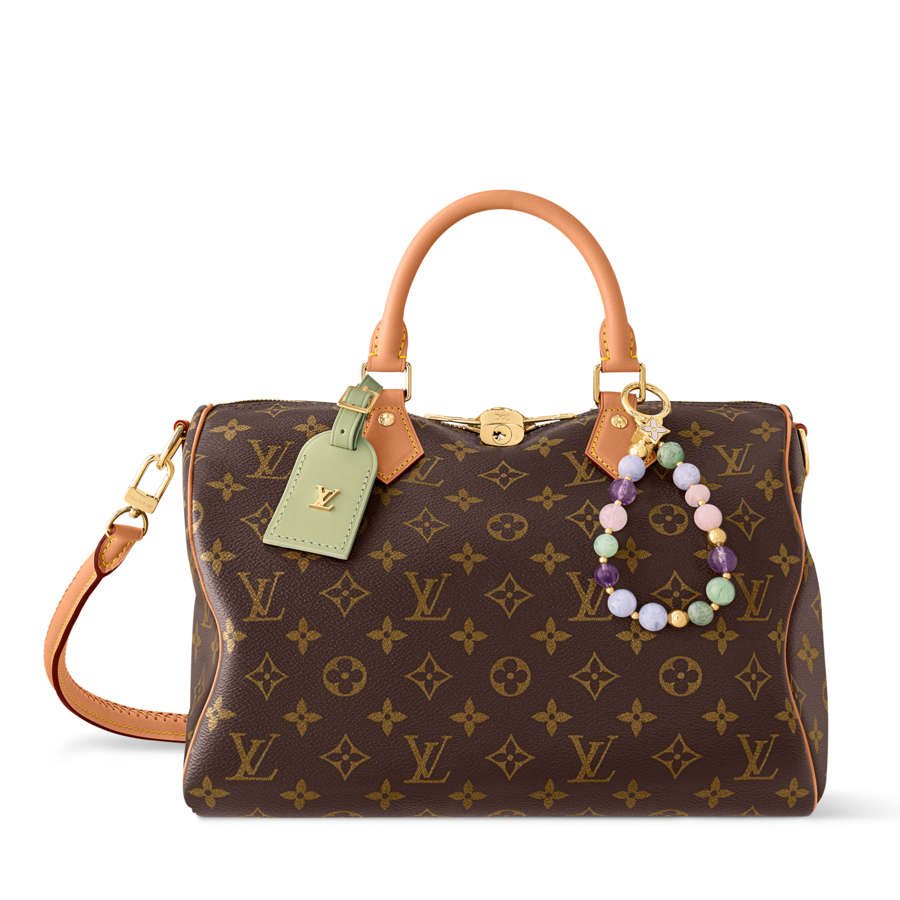 Louis Vuitton Speedy Soft 30 Lucky Monogram Bag – Brown
