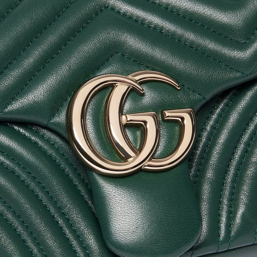 Gucci GG Marmont Medium Shoulder Bag - Green