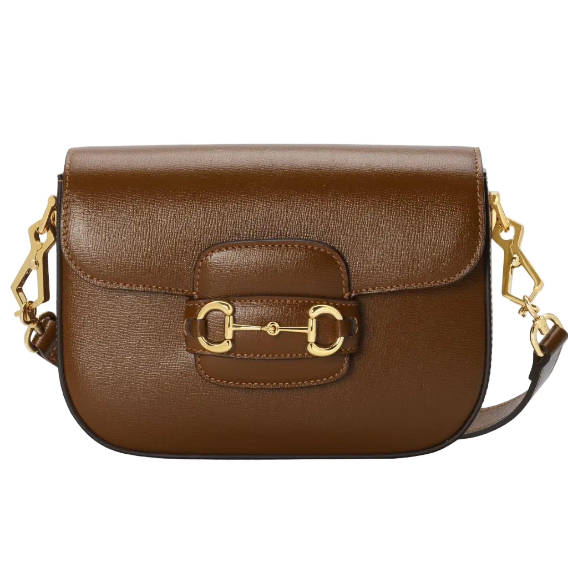 Gucci Horsebit 1955 Small Leather Shoulder Bag – Brown
