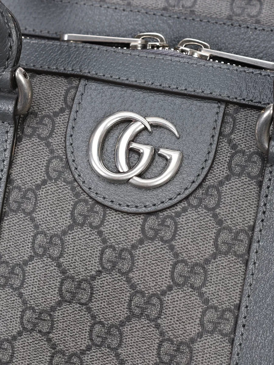 Gucci GG Supreme Canvas Ophidia Duffle Bag – Grey