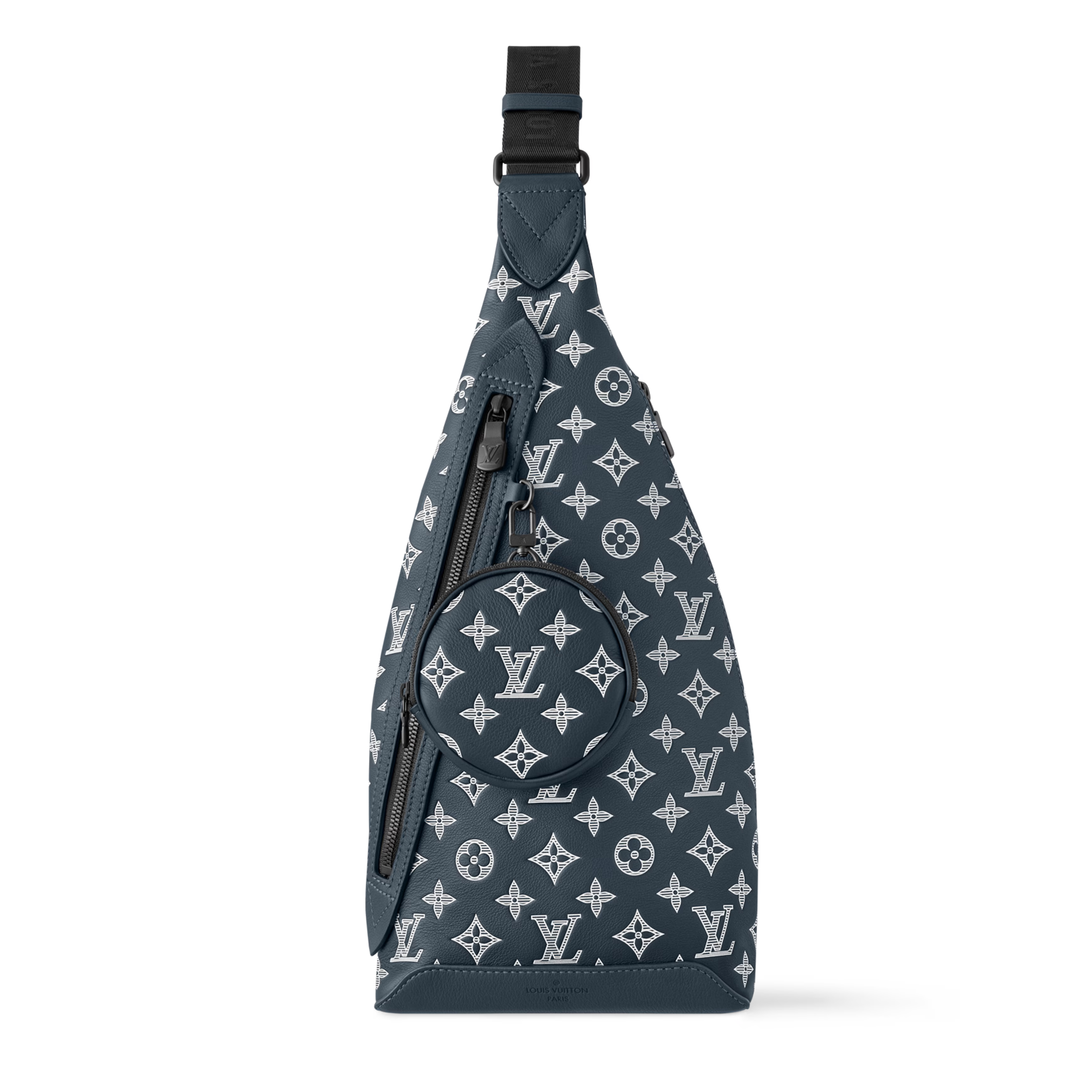 Louis Vuitton Monogram Shadow Duo Slingbag – Ink Blue