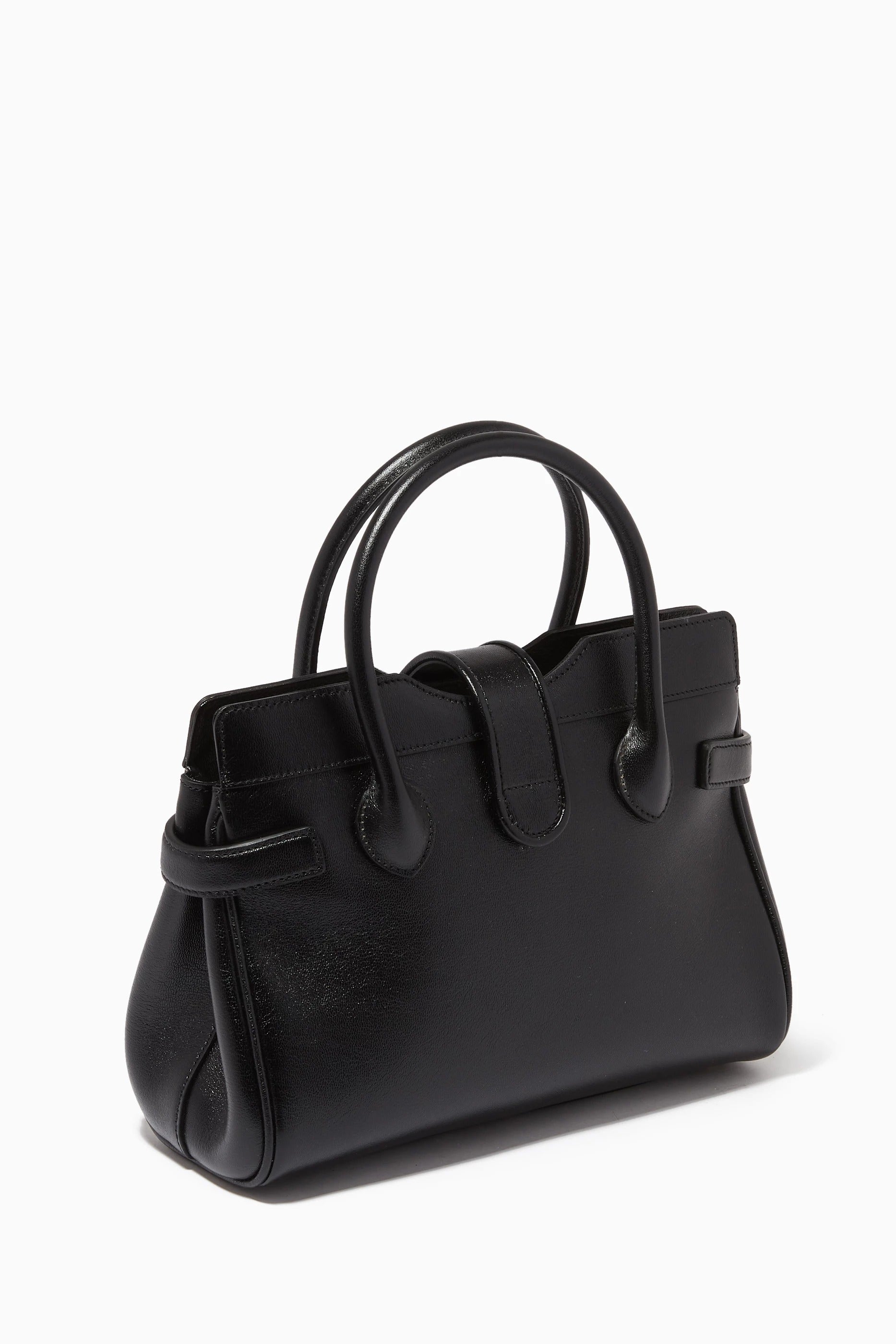 Gucci Small Dahlia Top Handle Bag – Black