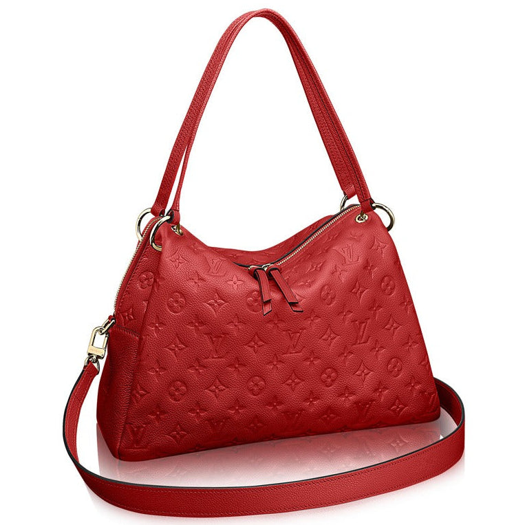 Louis Vuitton Empreinte Ponthieu PM Shoulder Bag - Red/Cherry