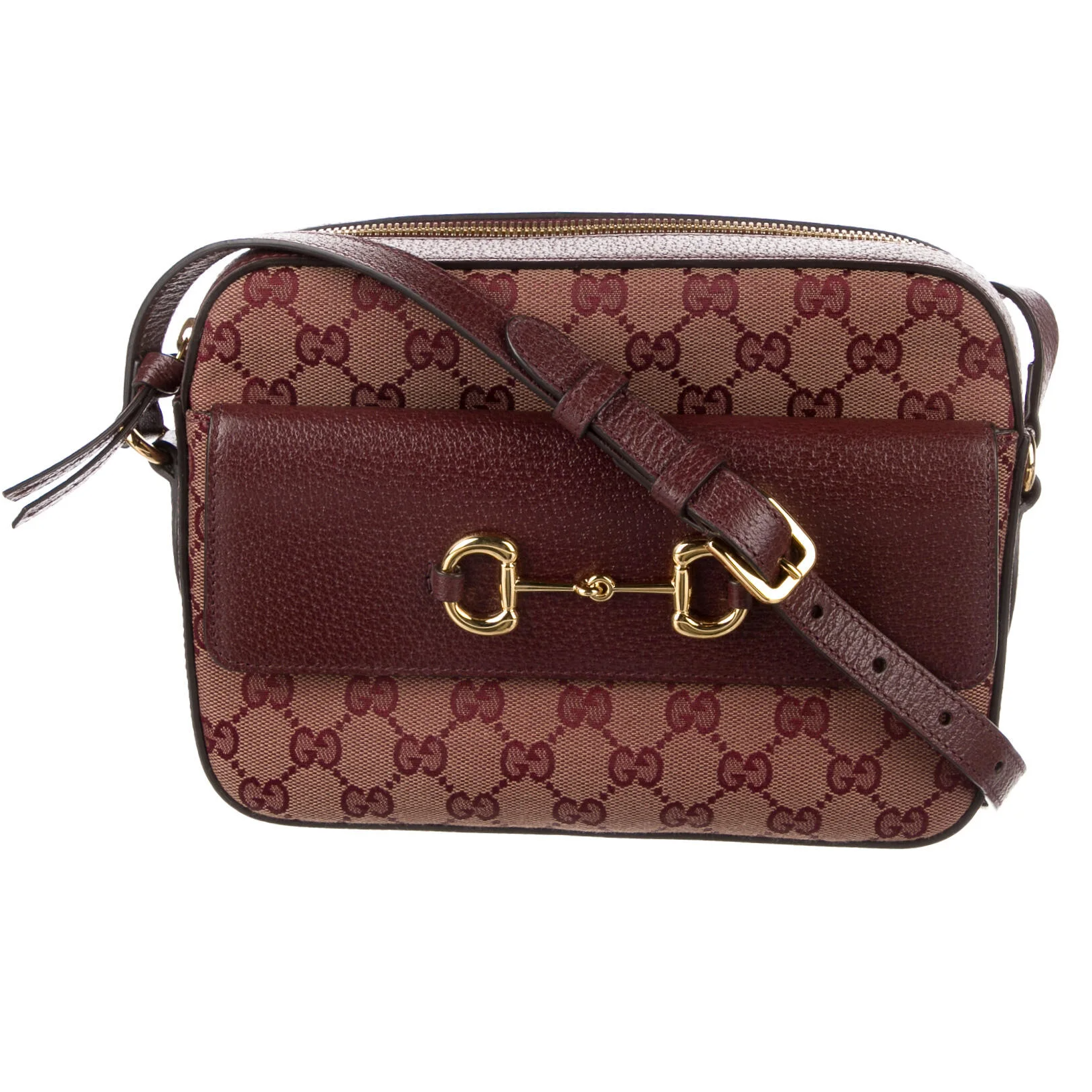 Gucci Horsebit 1955 Shoulder Bag – Burgundy