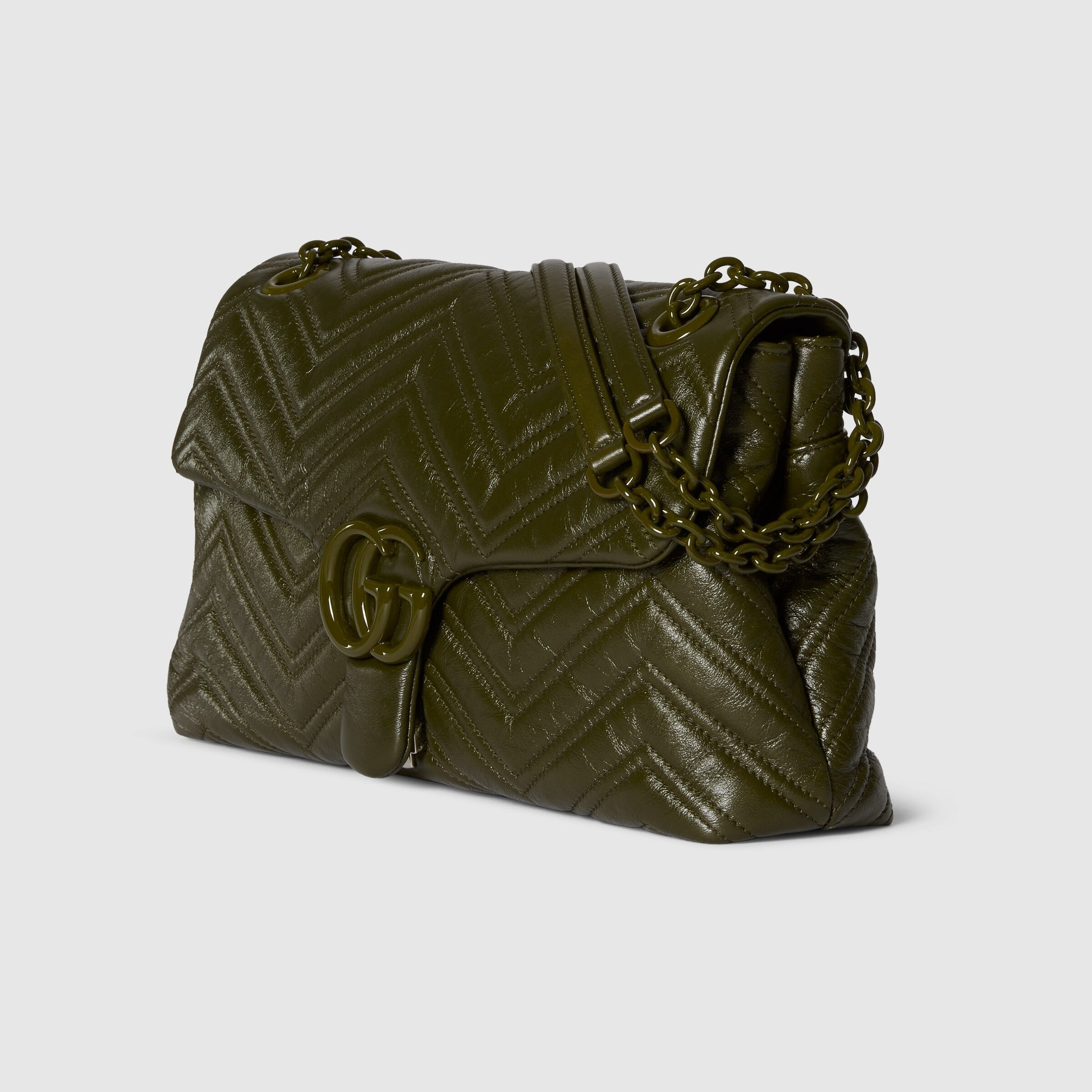 Gucci GG Marmont Medium Shoulder Bag – Dark Ochre