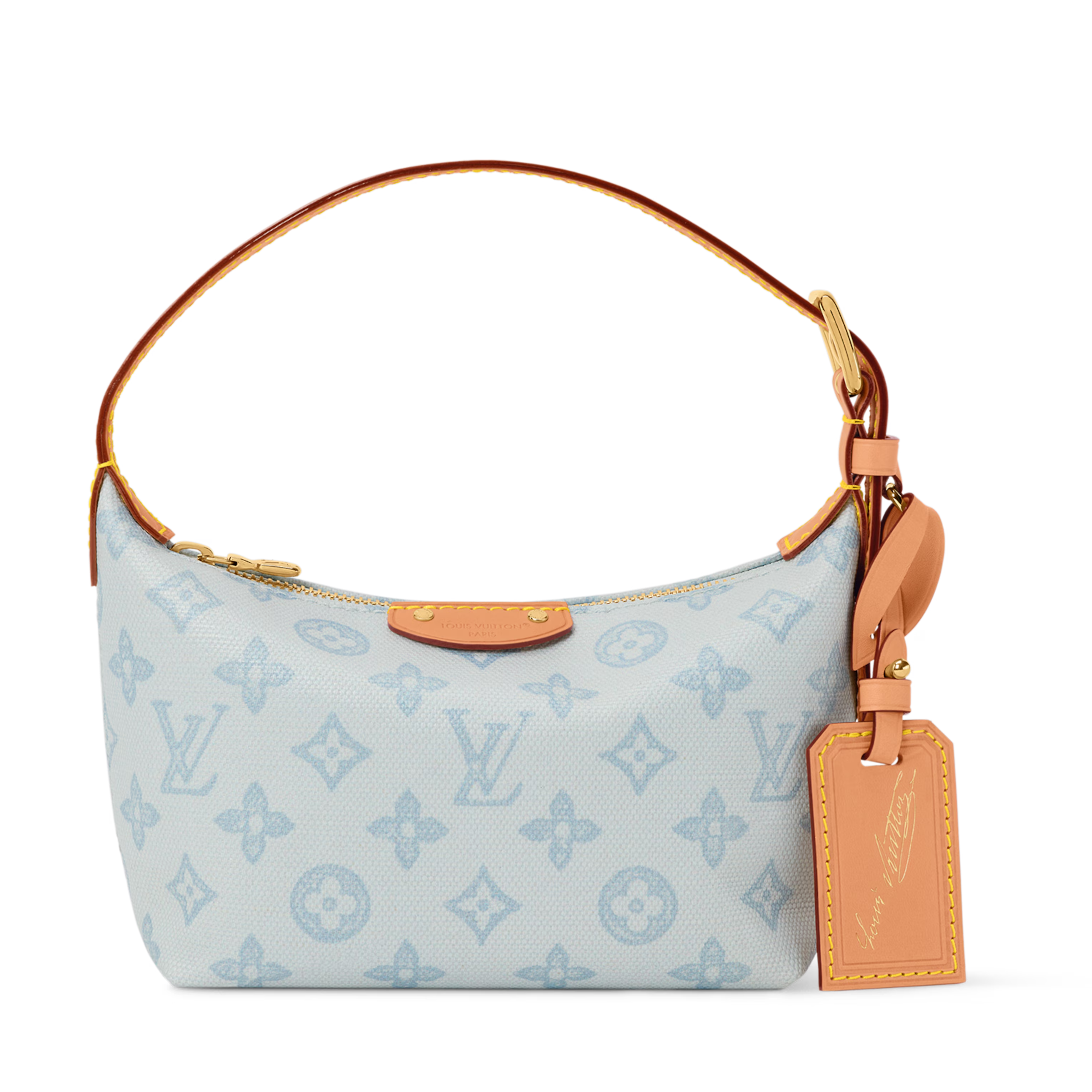 Louis Vuitton Monogram Canvas Pochette Hills Shoulder Bag – Blue