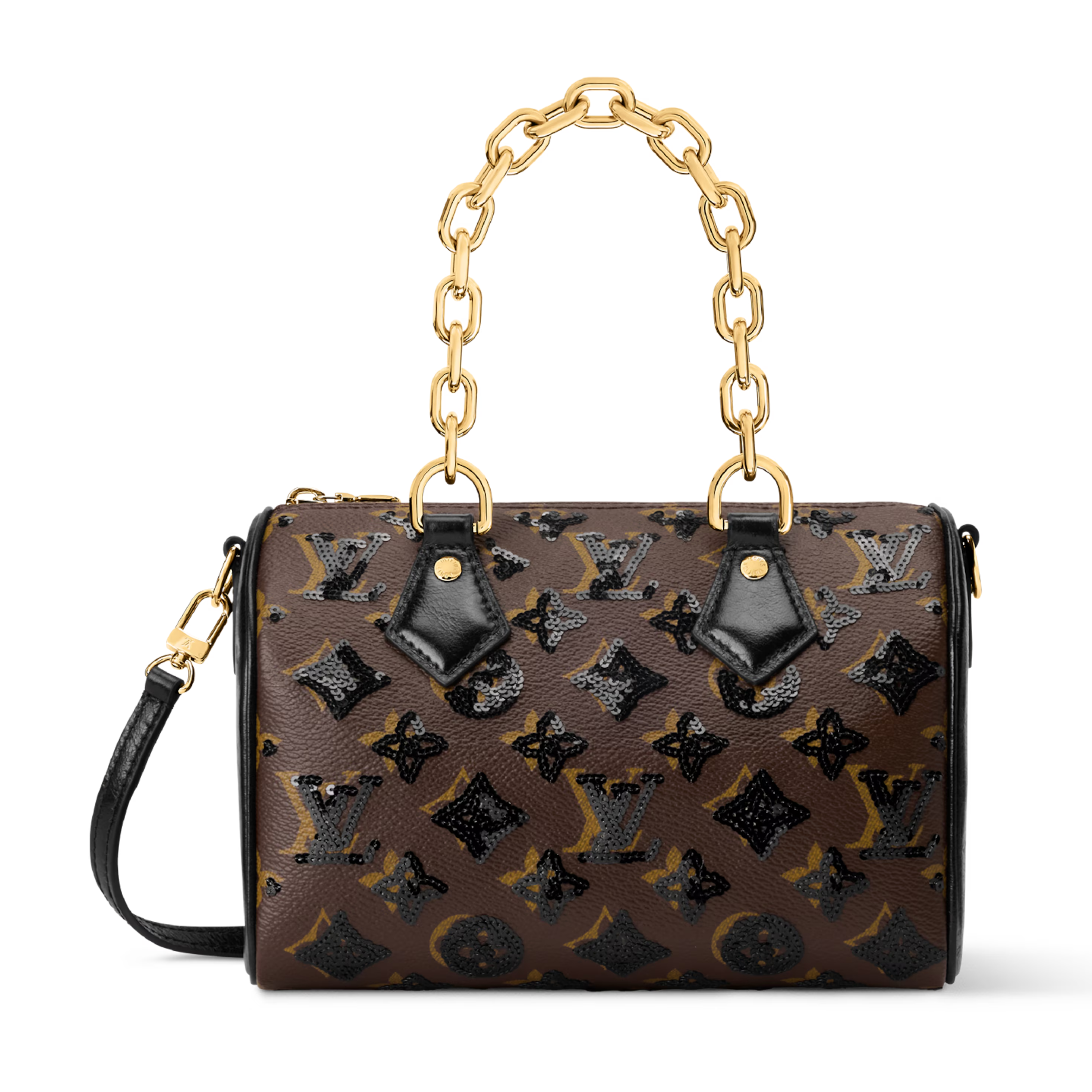 Louis Vuitton Monogram Coated Canvas Speedy Bandoulière 20 Handbag – Brown
