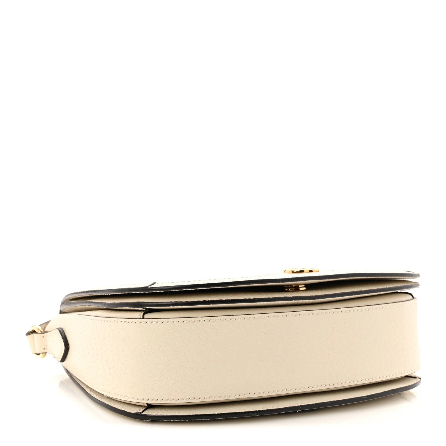 Gucci Textured Calfskin Small Ophidia Flap Bag – Mystic White