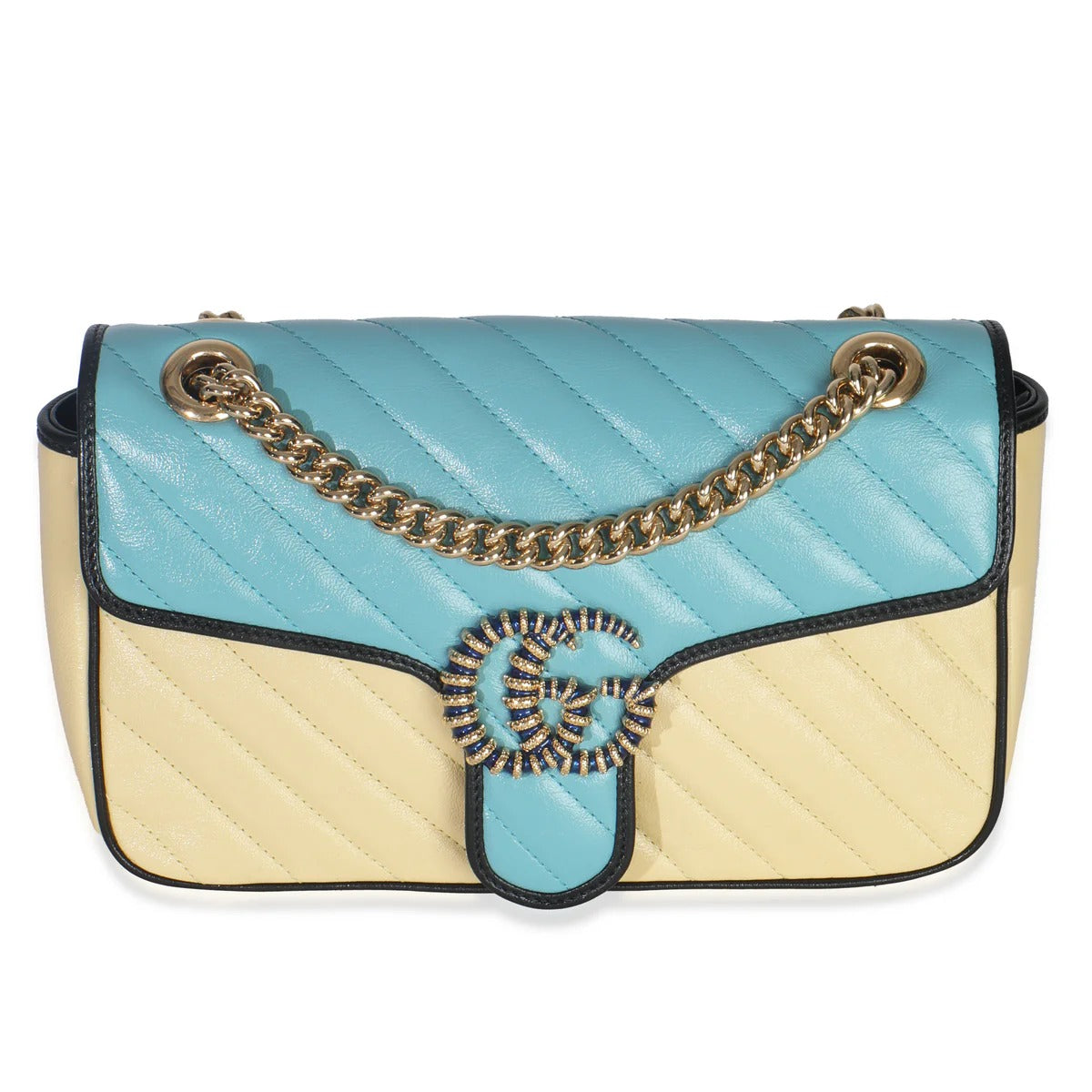 Gucci GG Marmont Small Shoulder Bag – Blue