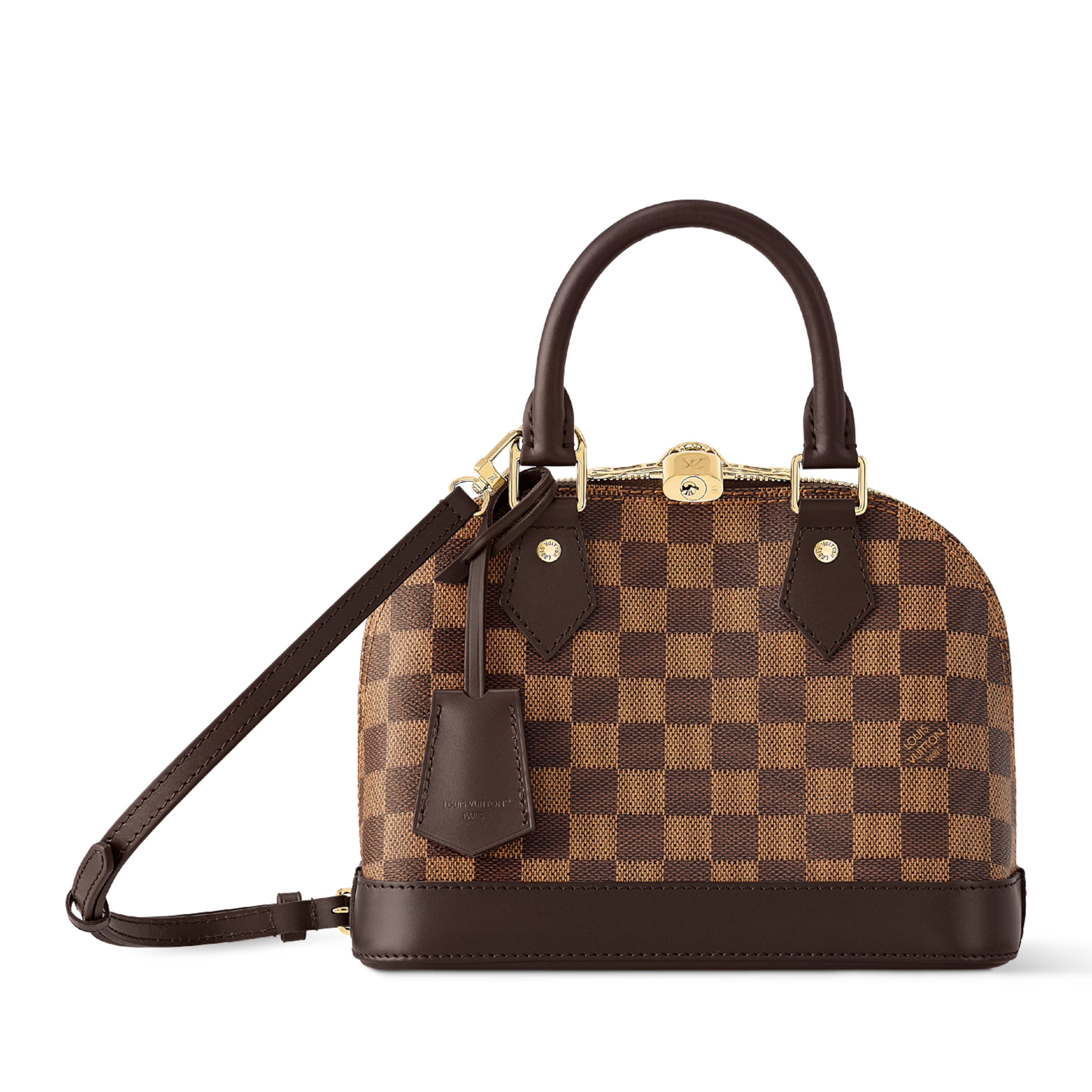 Louis Vuitton Damier Ebene Alma BB Handbag – Brown