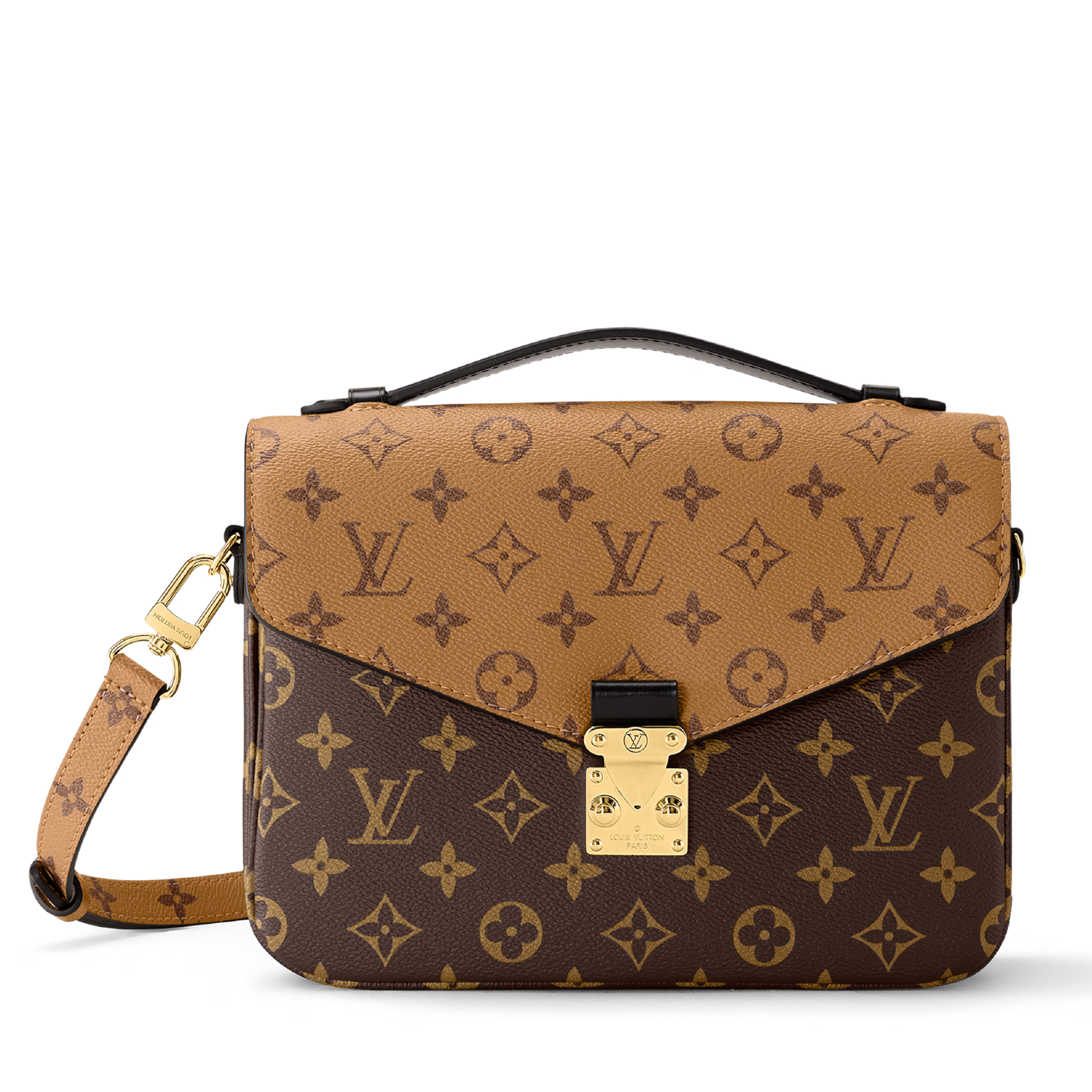 Louis Vuitton Monogram Reverse Pochette Métis Canvas Bag – Brown