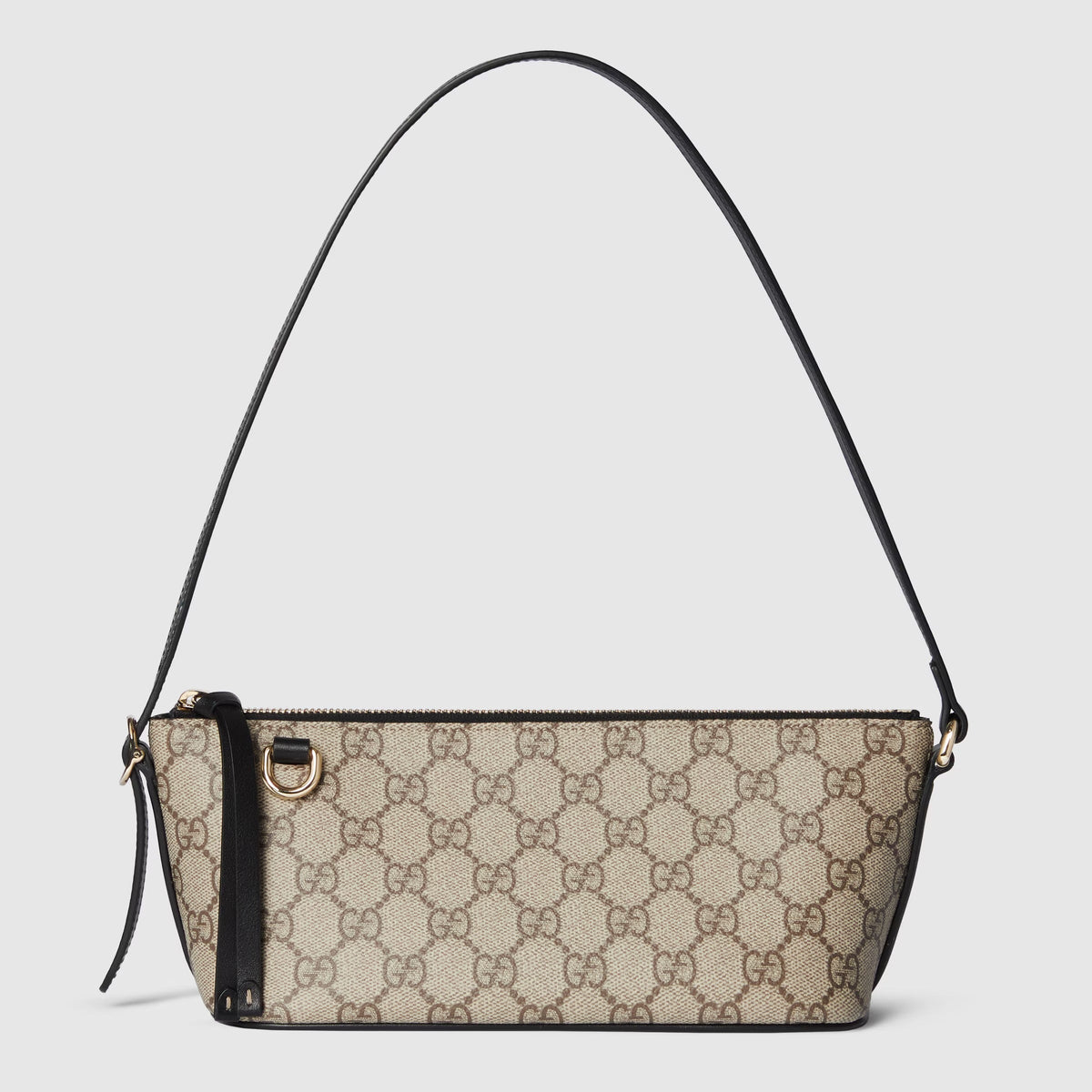 Gucci GG Monogram Small Shoulder Bag – Beige & Black
