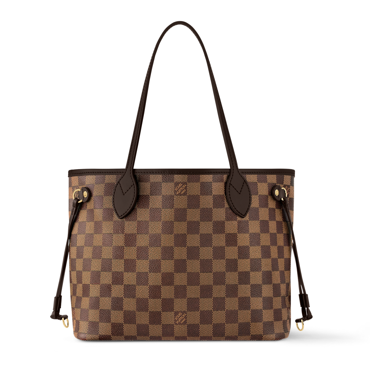 Louis Vuitton Damier Ebene Canvas Neverfull MM Shoulder Bag – Rose Balerine