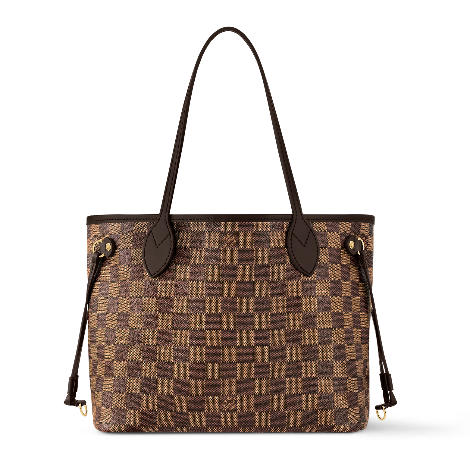 Louis Vuitton Damier Ebene Canvas Neverfull MM Shoulder Bag – Rose Balerine