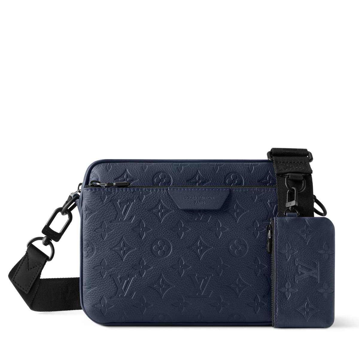 Louis Vuitton Monogram Shadow Trio Messenger Bag – Navy