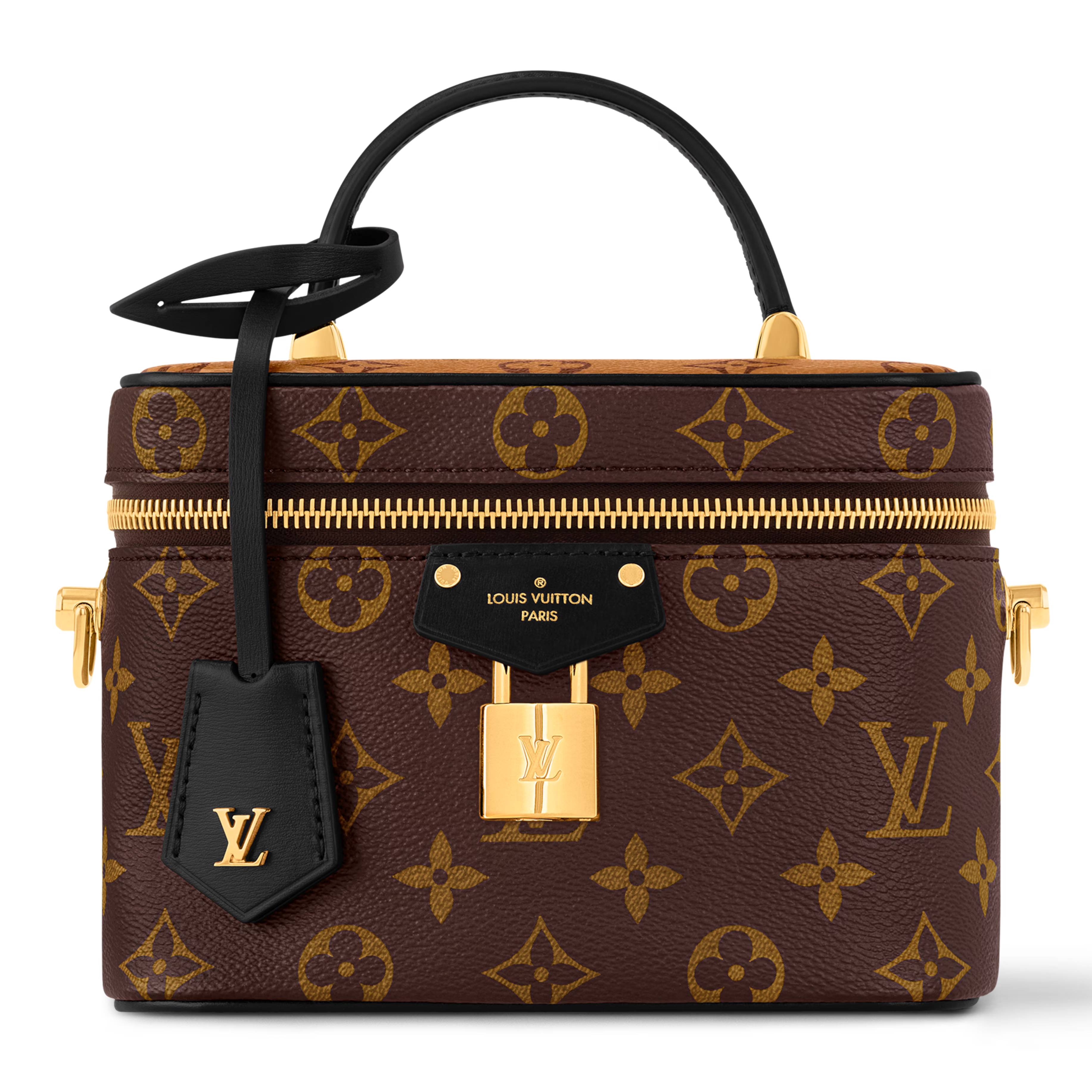 Louis Vuitton Monogram Reverse Coated Canvas Vanity PM Bag – Brown