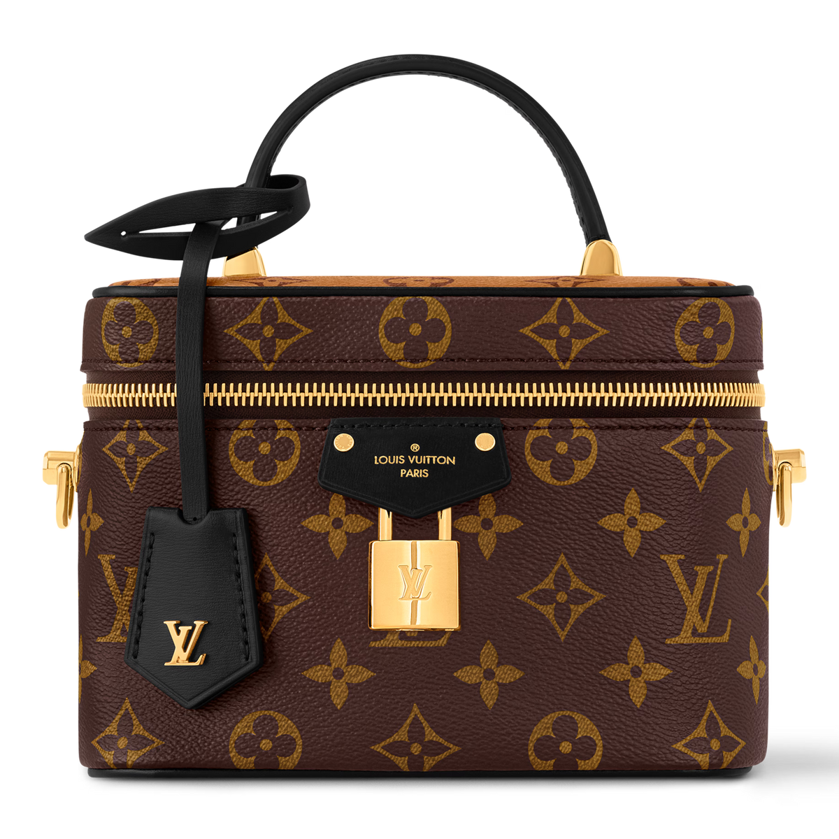 Louis Vuitton Monogram Reverse Coated Canvas Vanity PM Bag – Brown