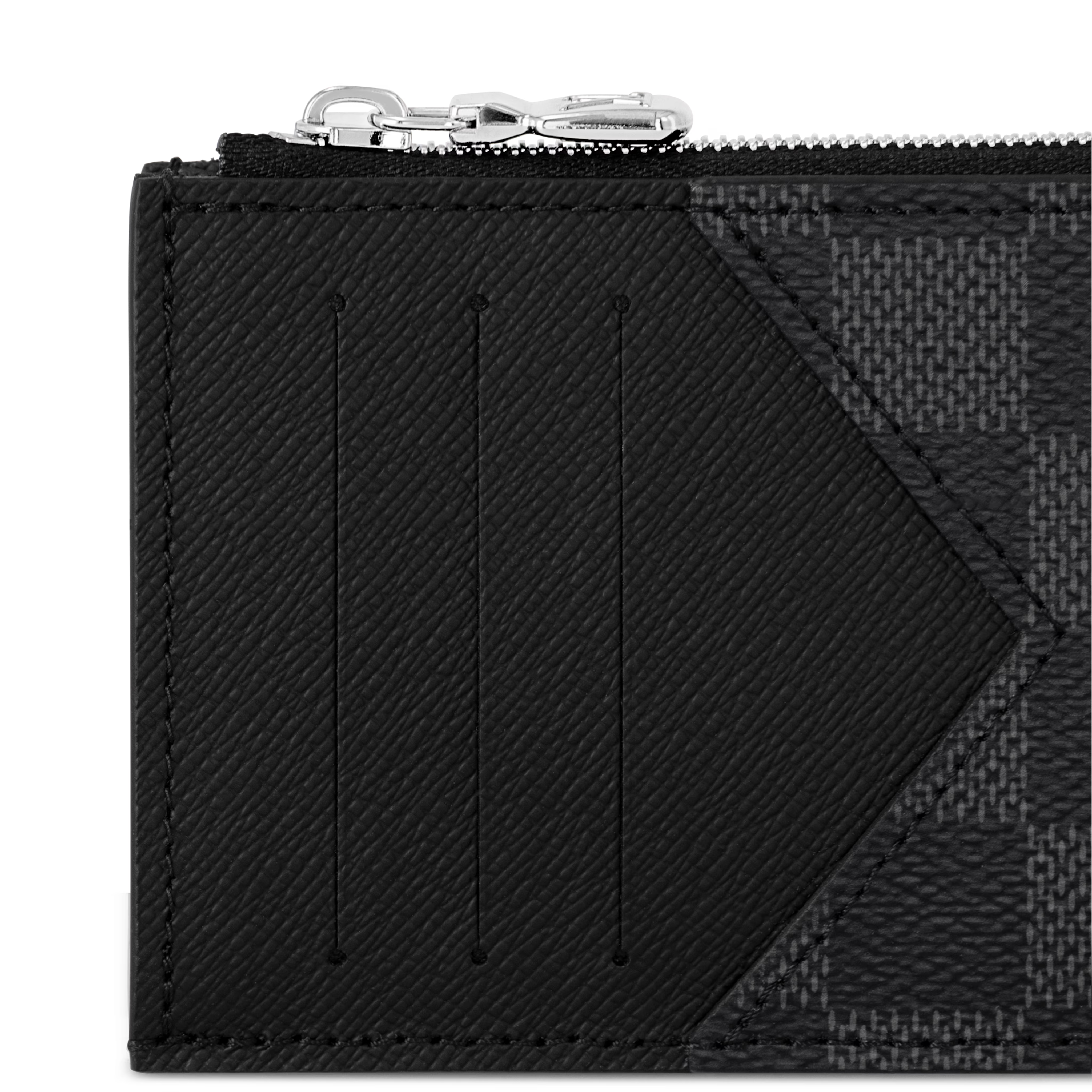 Louis Vuitton Damier Graphite Canvas Coin Card Holder - Black