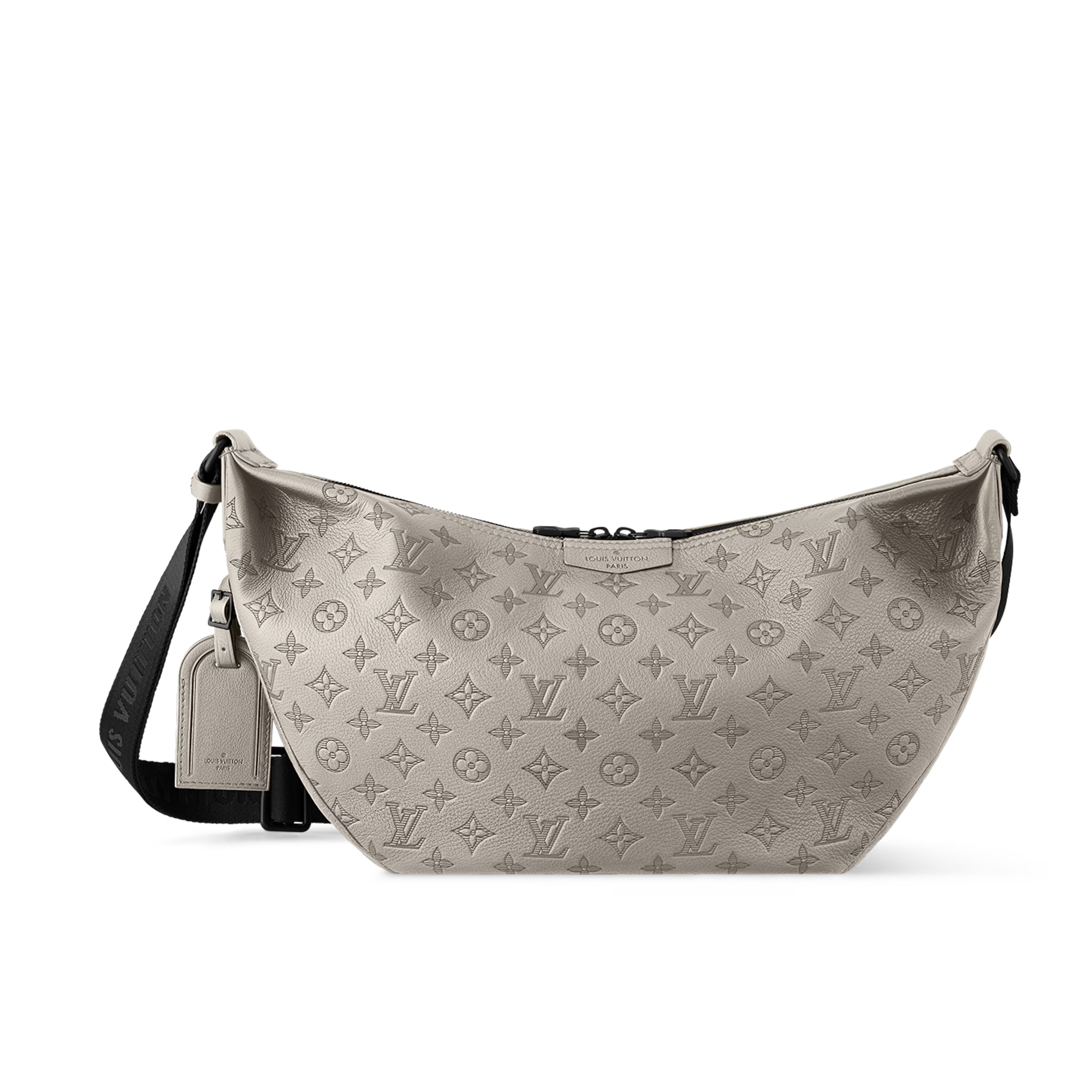 Louis Vuitton Monogram Shadow Hobo Hamac Calfskin Bag – Sable