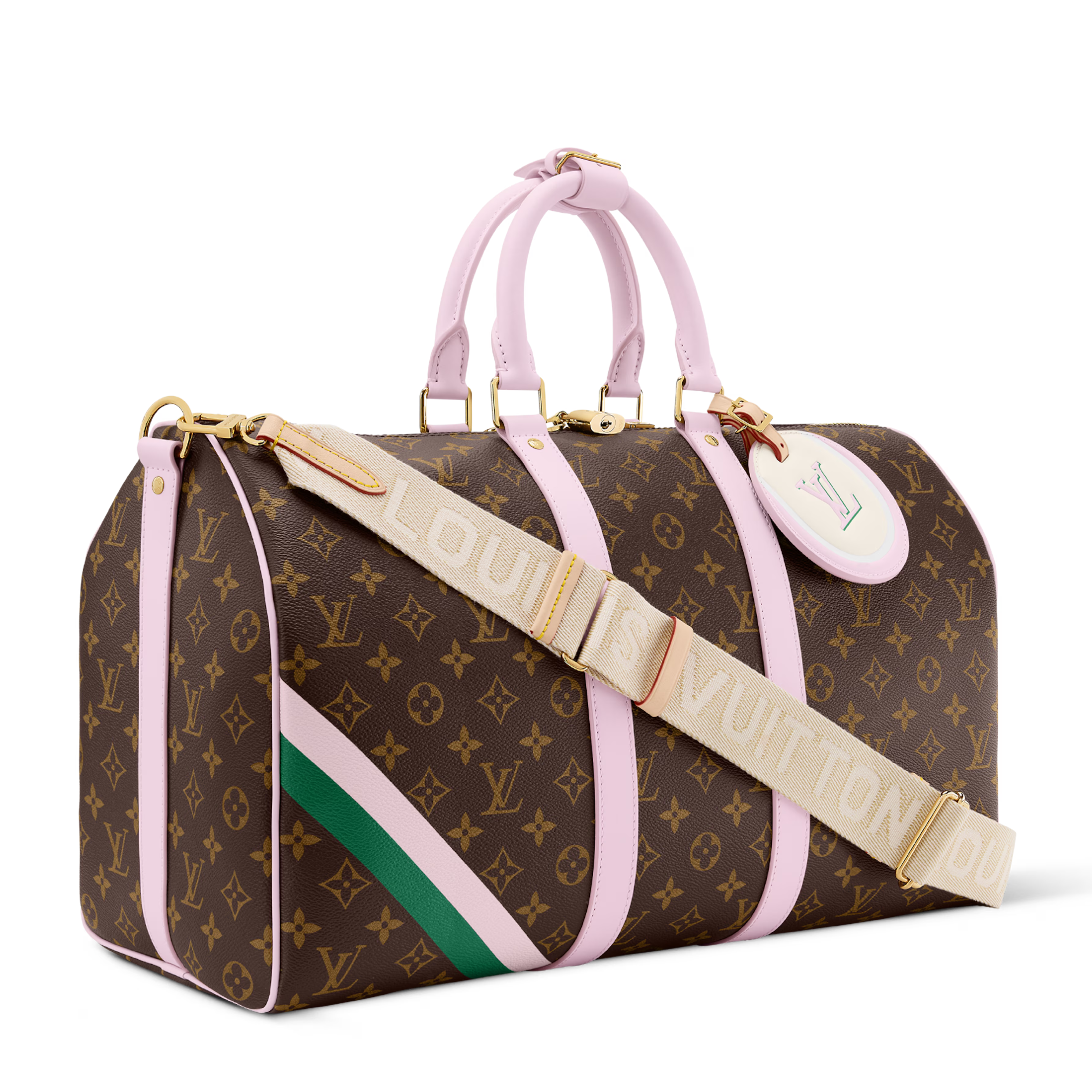 Louis Vuitton Monogram Canvas Keepall Bandoulière 45 Duffle Bag – Brown