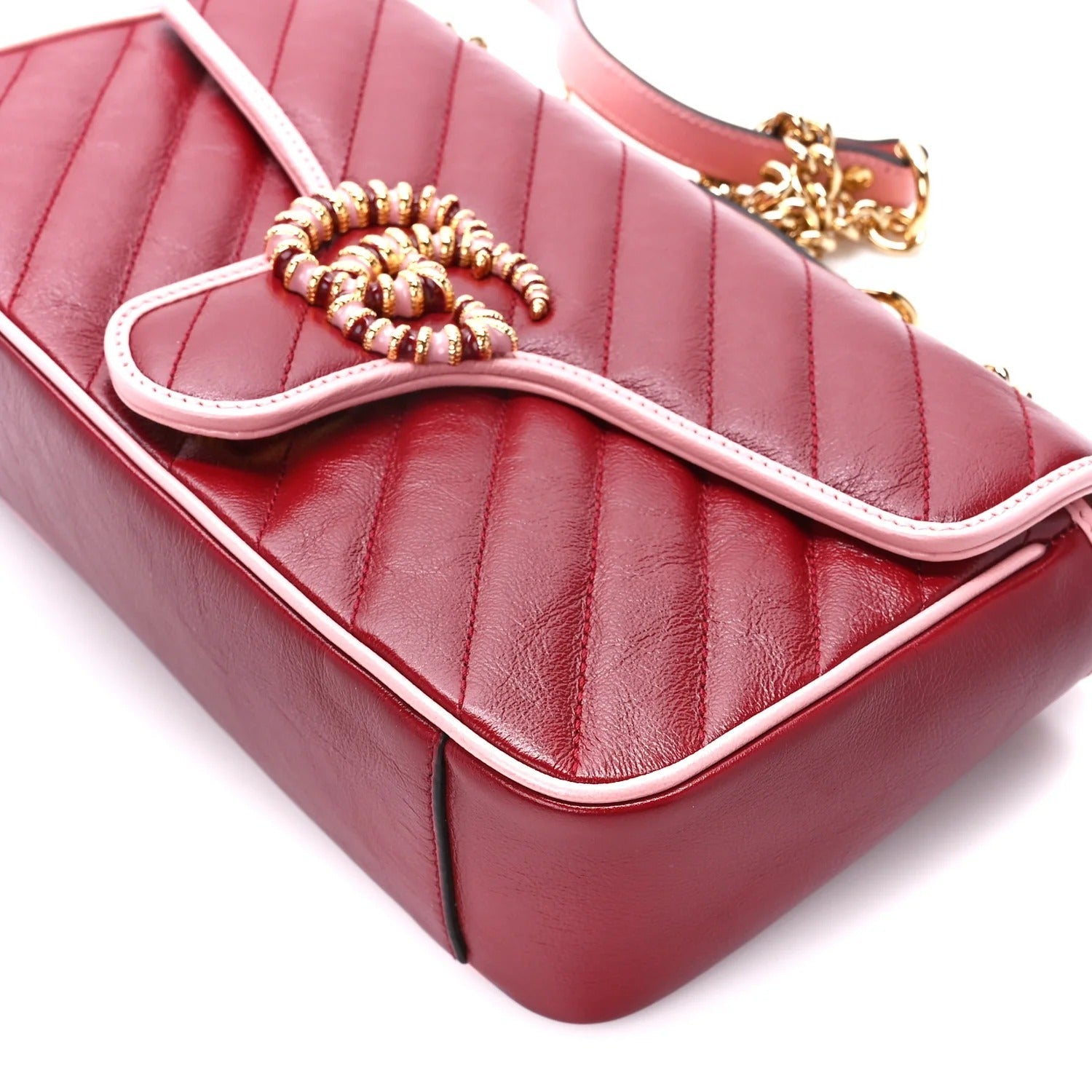 Gucci GG Marmont Medium Shoulder Bag – Red