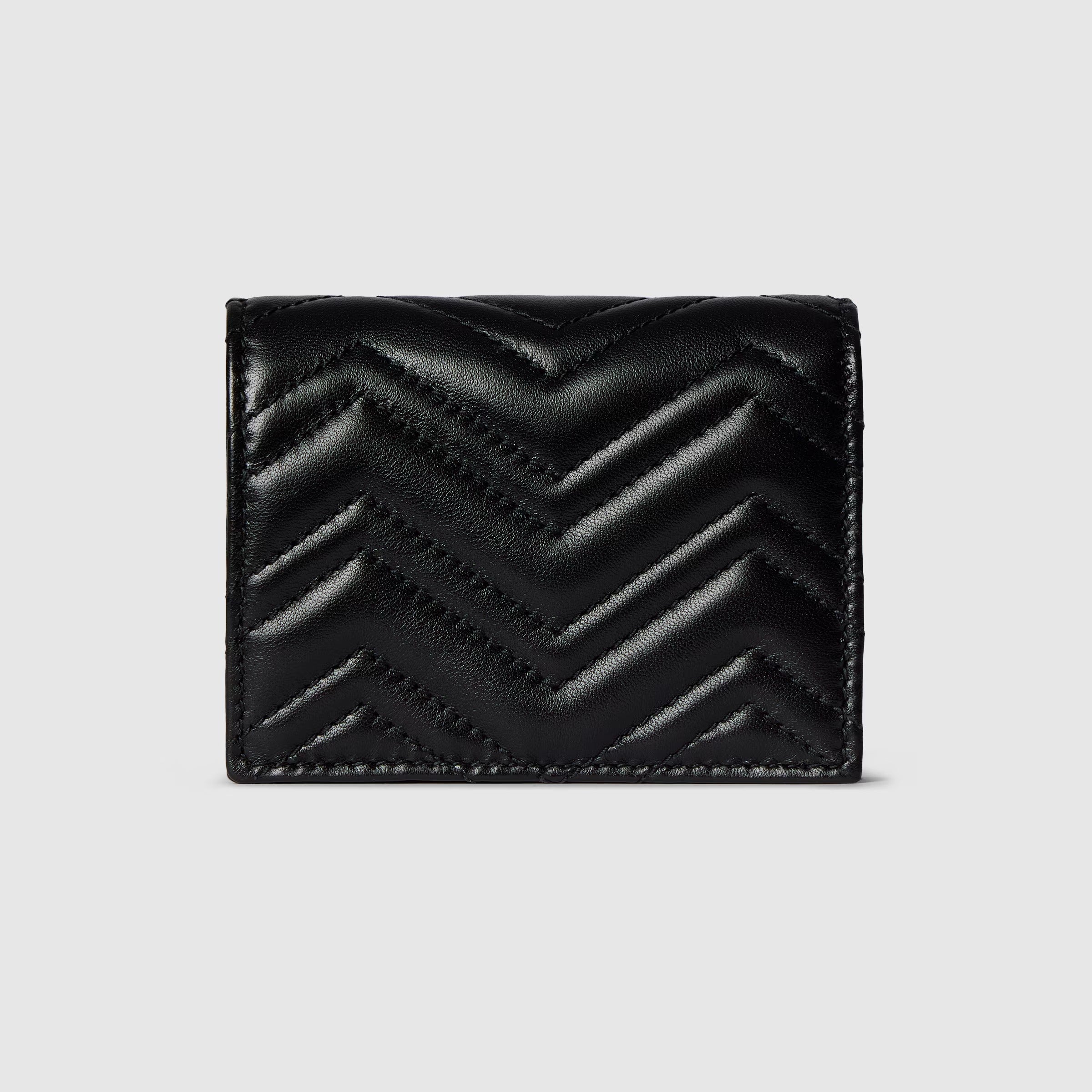 Gucci GG Marmont Card Case Wallet – Black