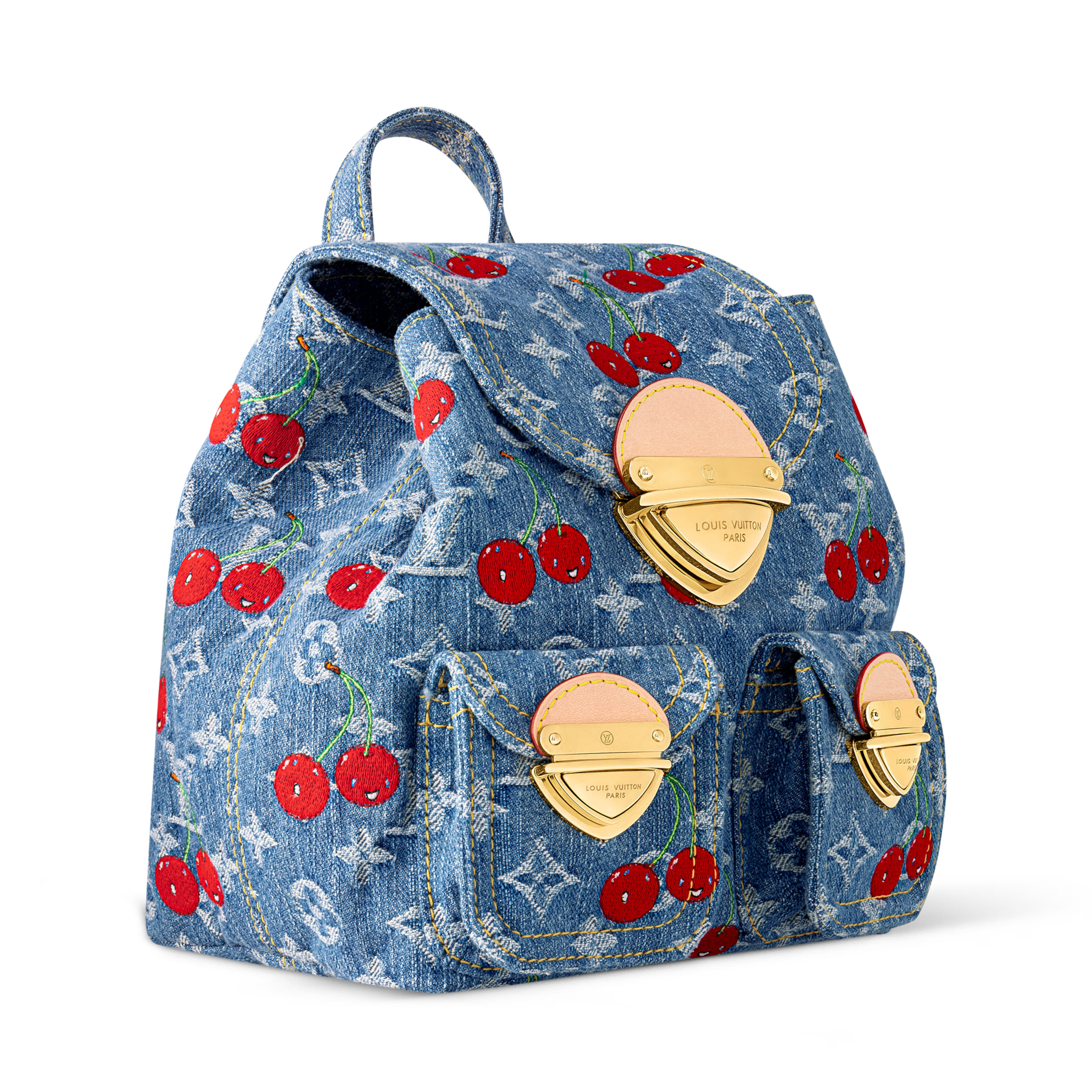 Louis Vuitton LV x TM Monogram Cherry Denim Venice NM Backpack – Blue