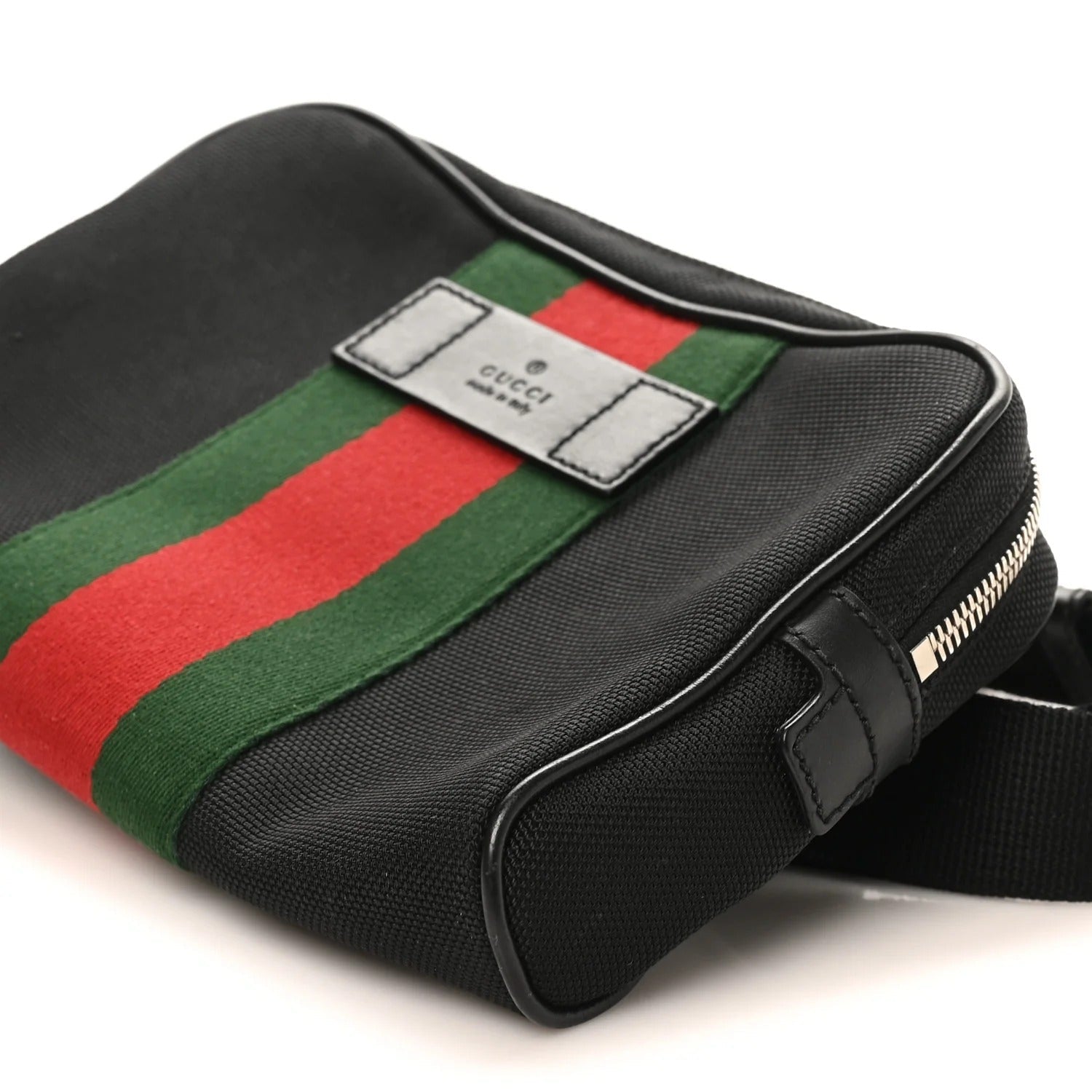 Gucci Web Slim Belt Bag – Black