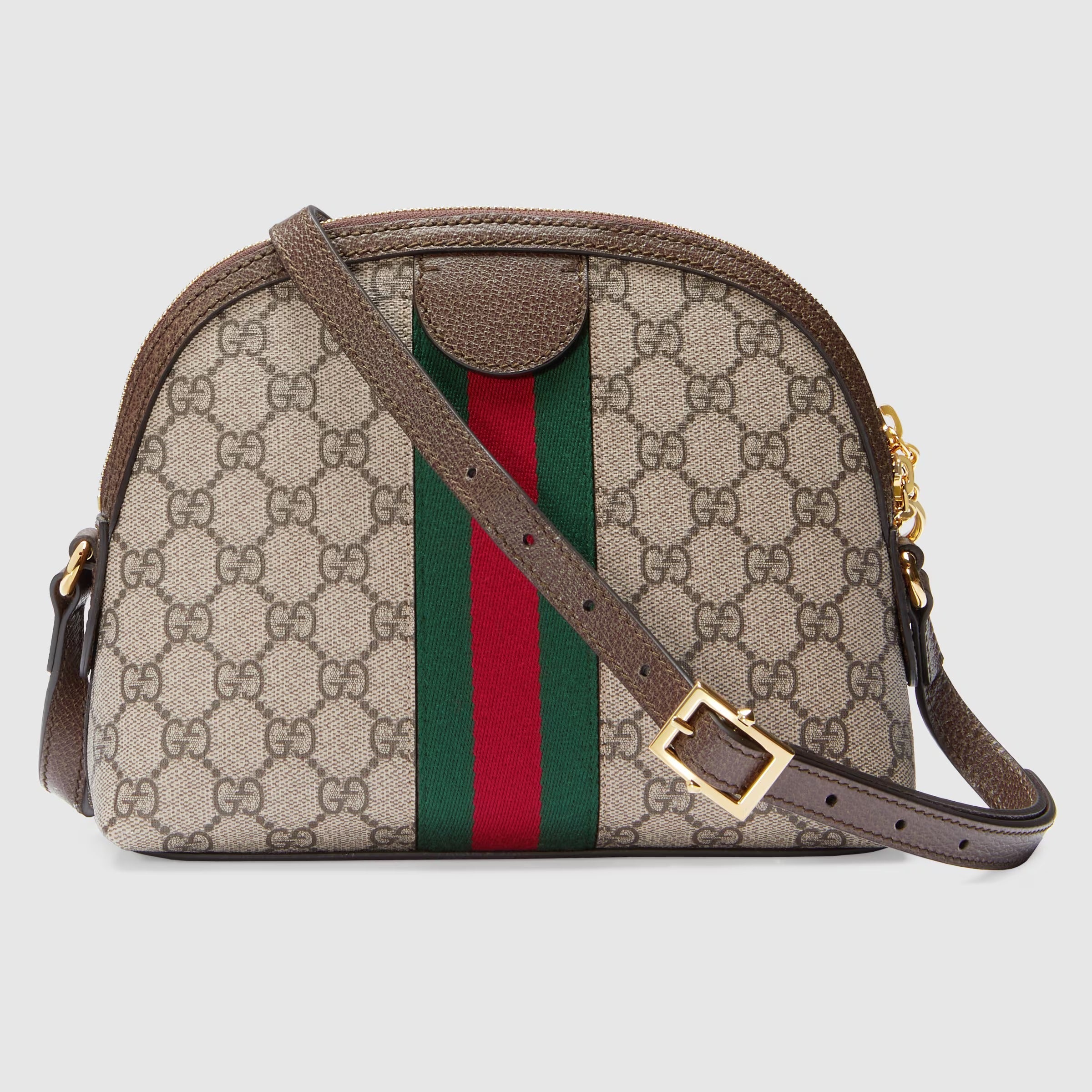 Gucci Ophidia Small Shoulder Bag – Brown