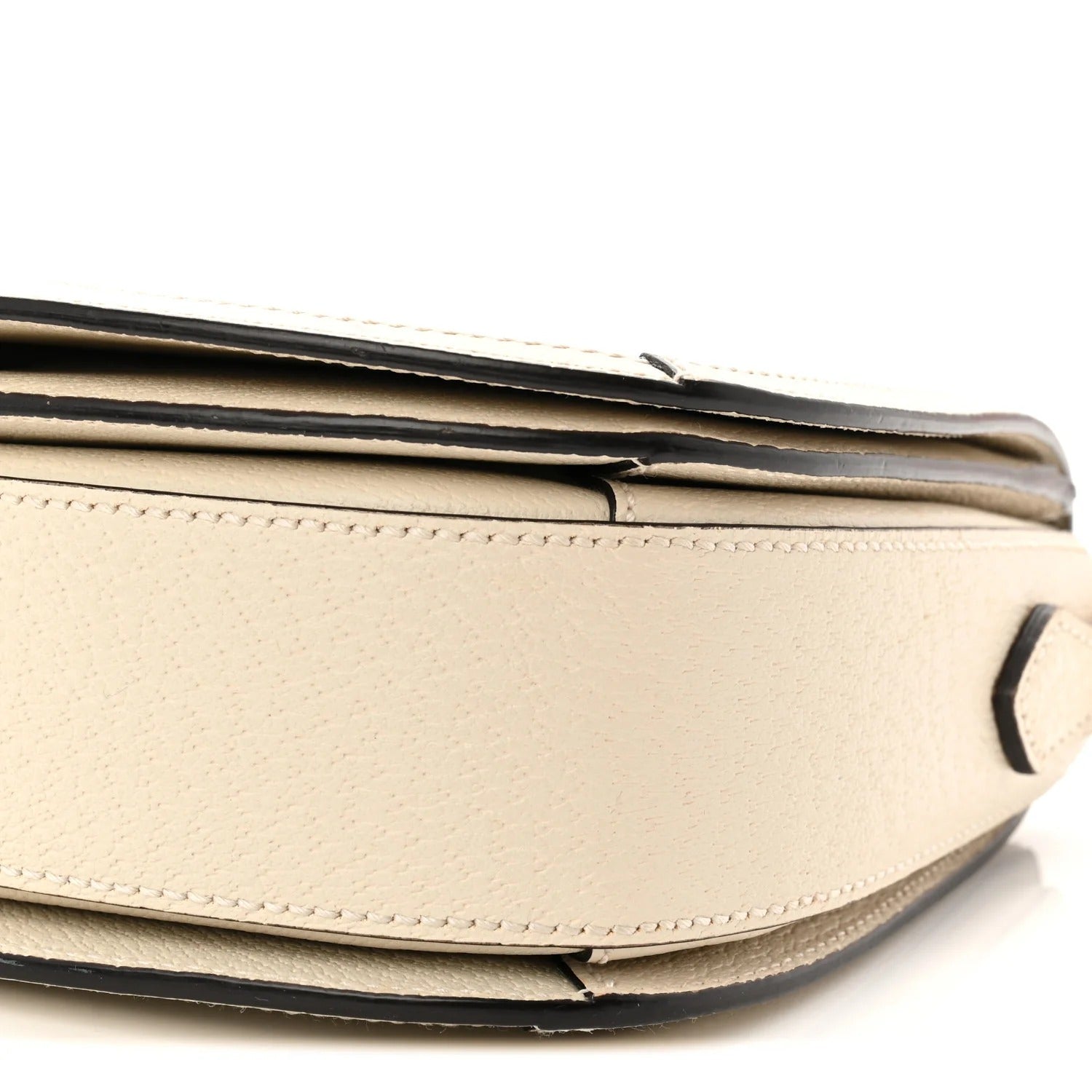 Gucci Textured Calfskin Small Ophidia Flap Bag – Mystic White