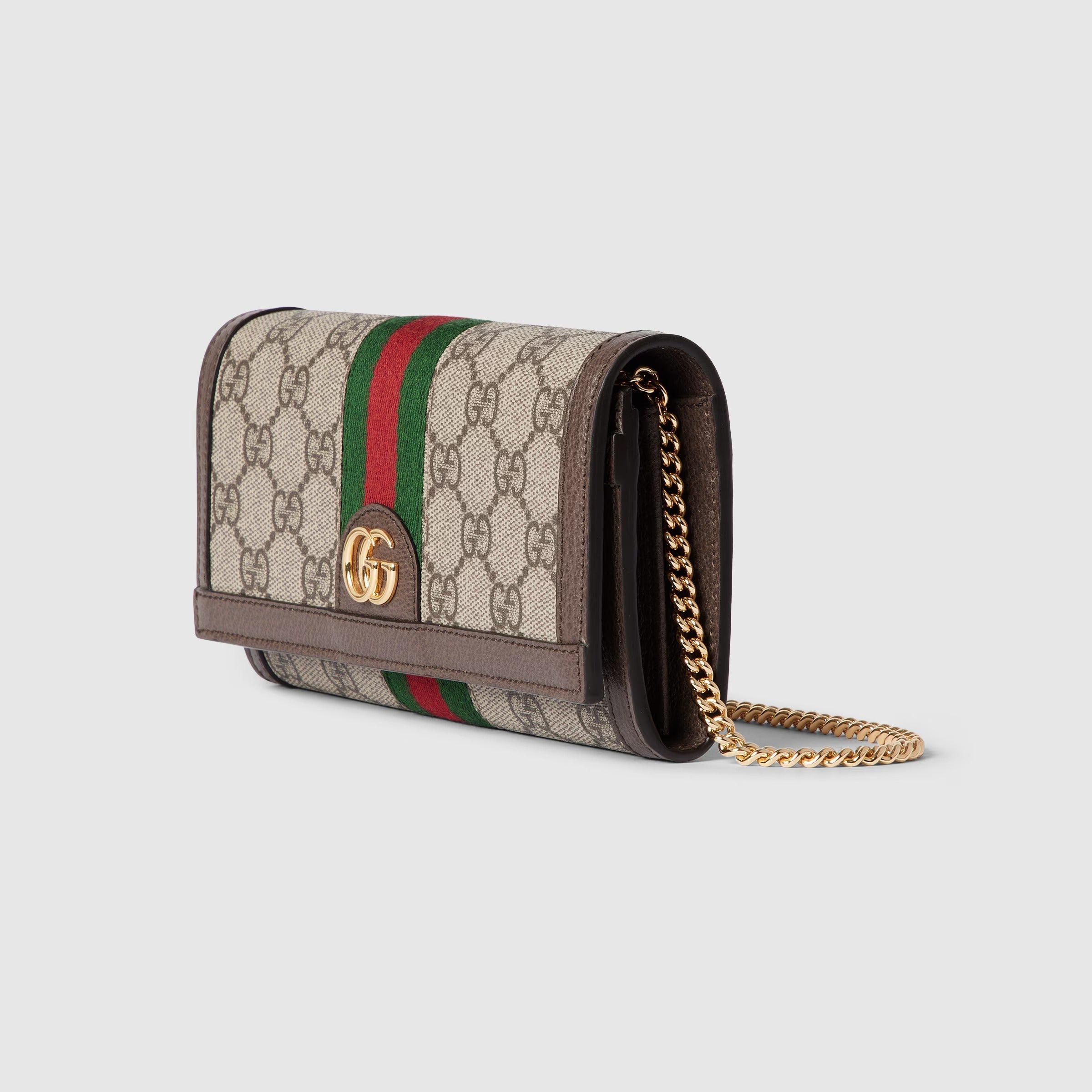 Gucci Ophidia Chain Wallet – Beige