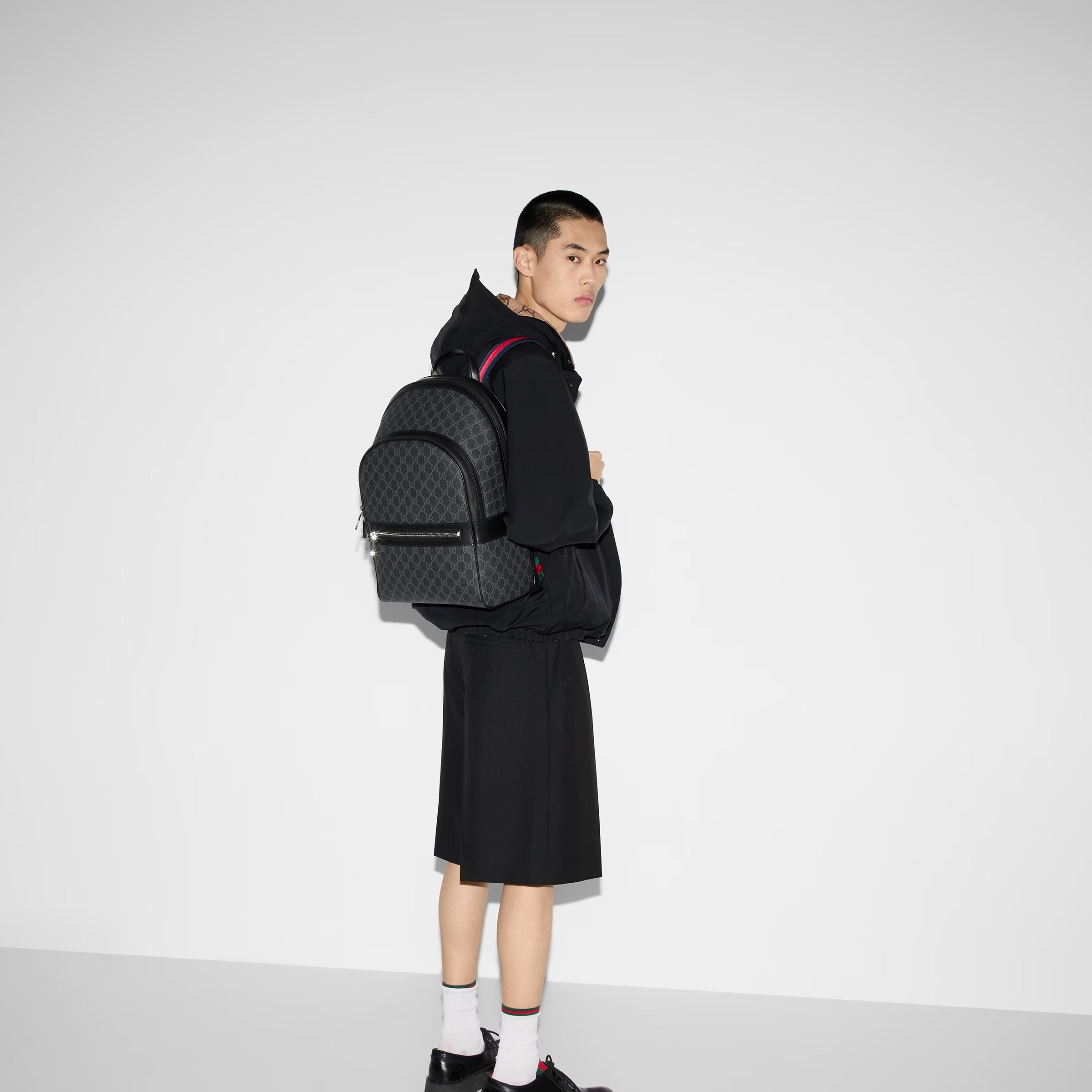 Gucci GG Medium Backpack – Black