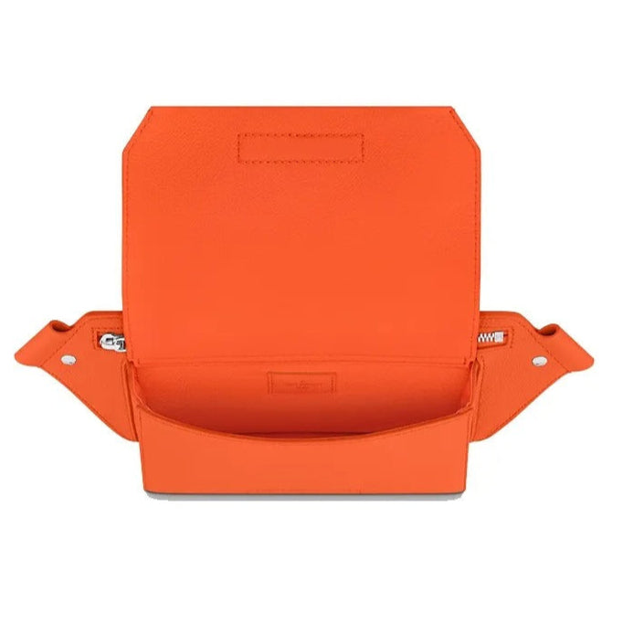 Louis Vuitton Grained Calfskin Aerogram Takeoff Sling Belt Bag - Orange