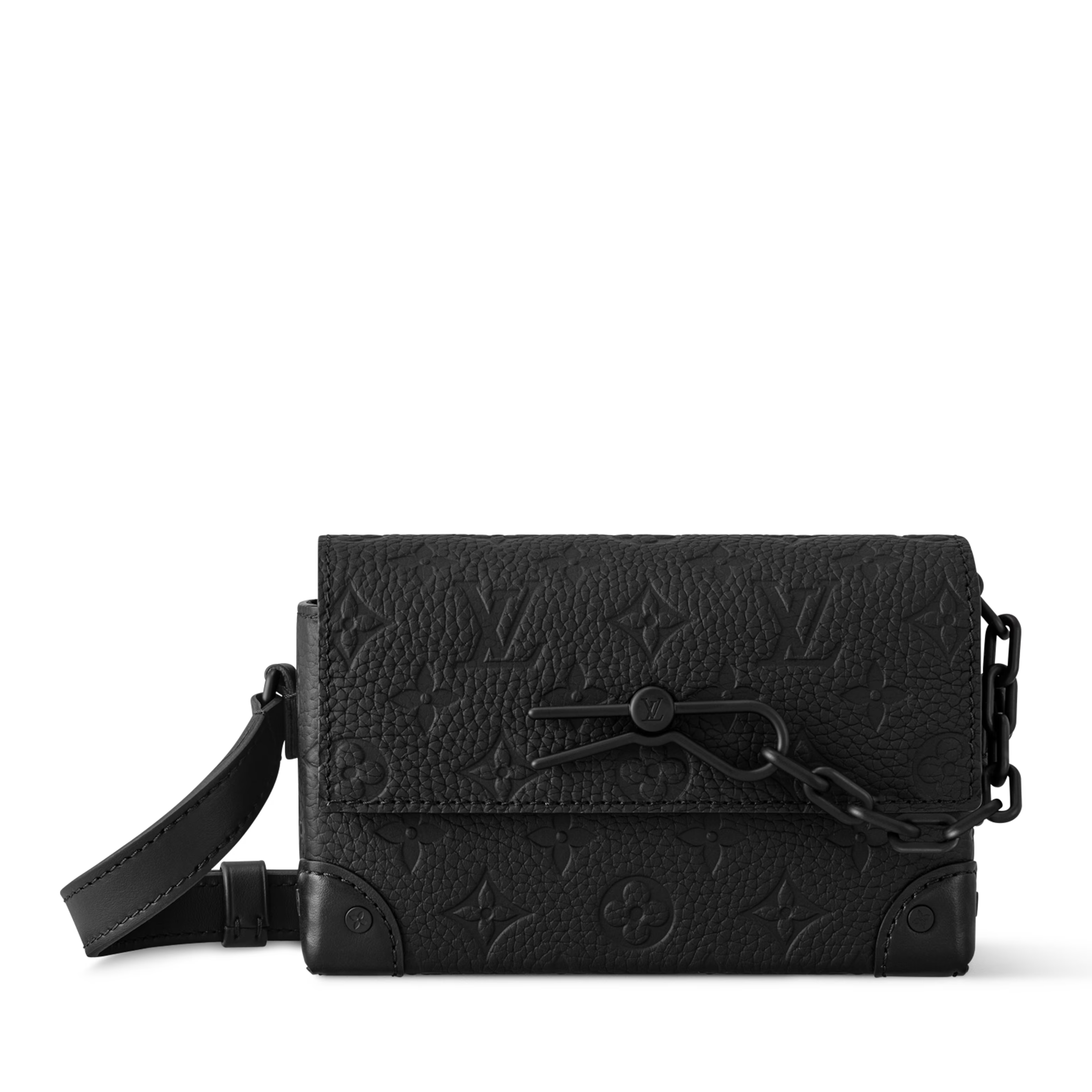 Louis Vuitton Monogram Taurillon Steamer Wearable Wallet – Black