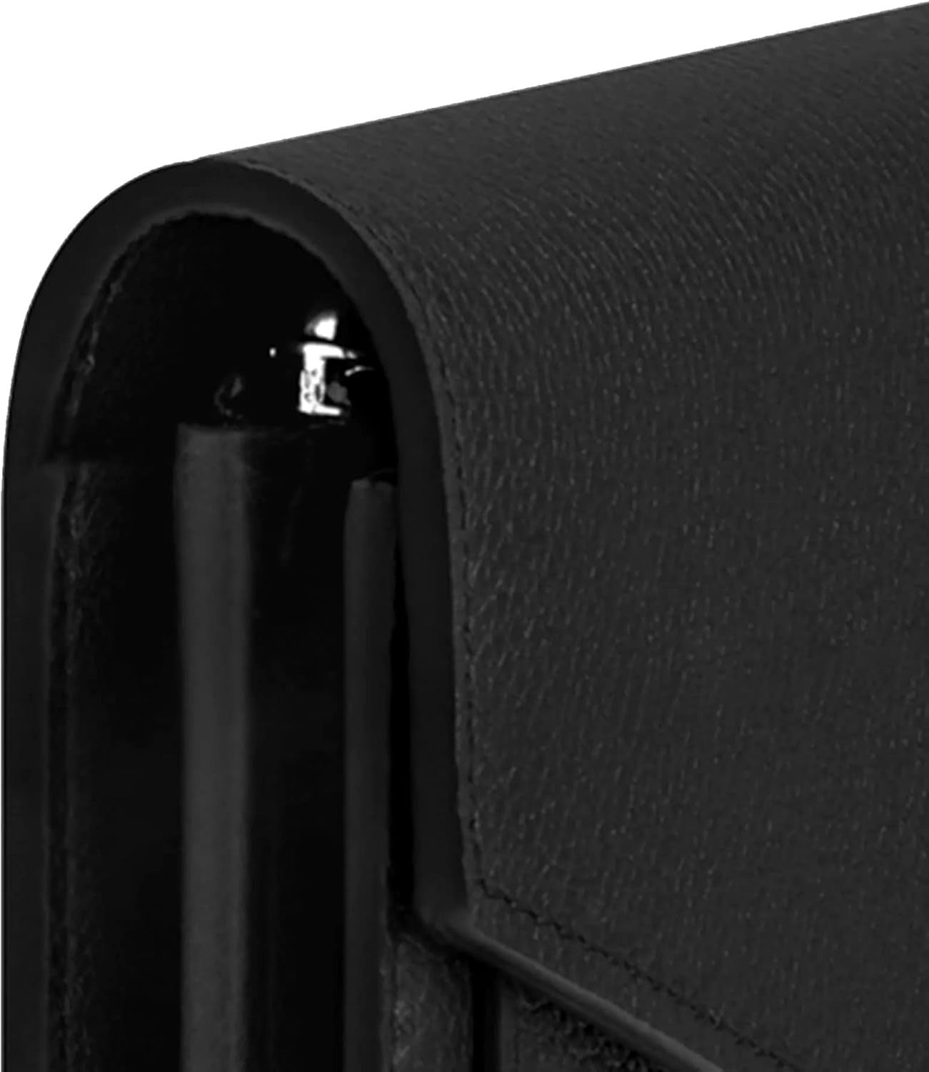 Louis Vuitton Leather Mylockme Wallet - Black