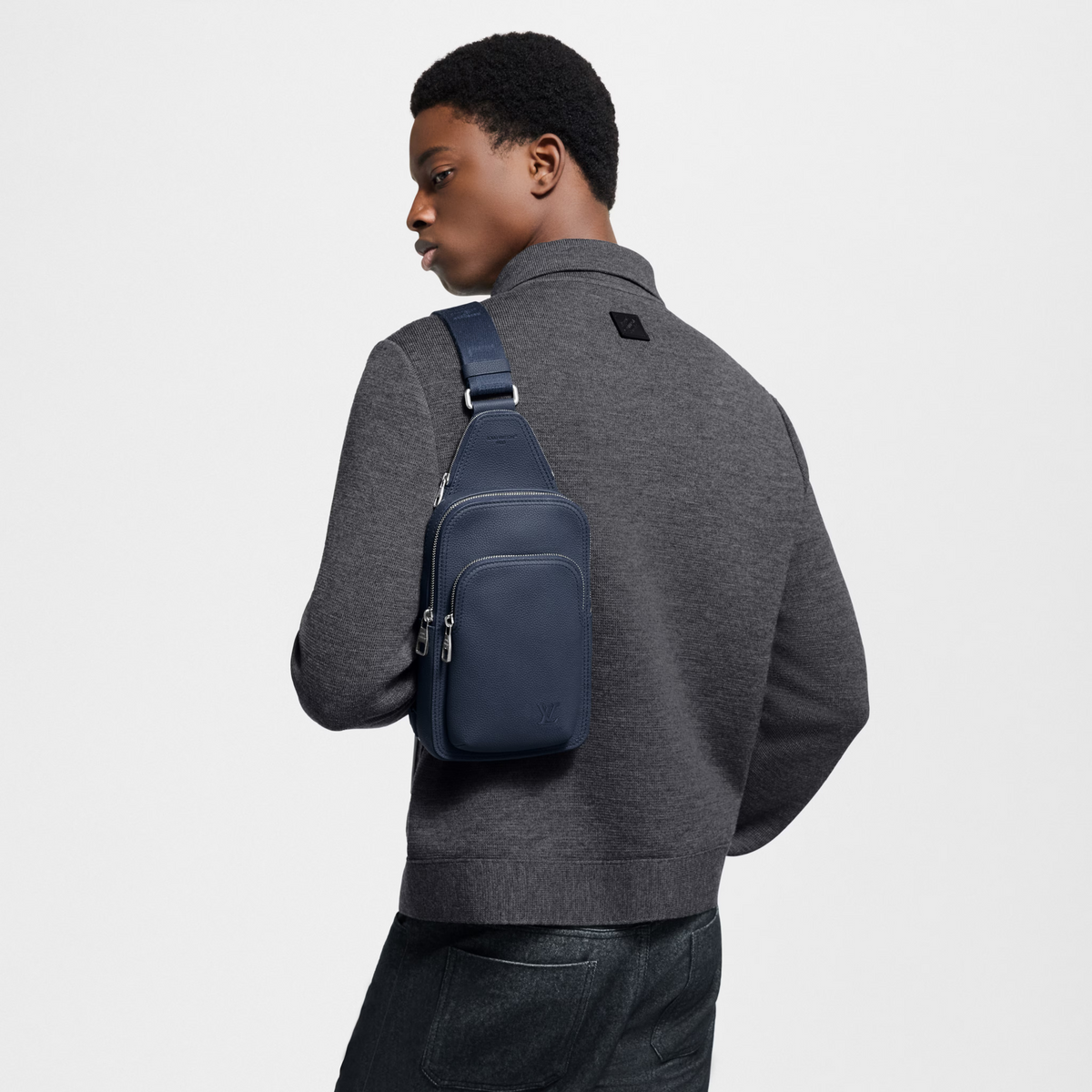 Louis Vuitton Avenue Slingbag PM Crossbody Bag – Navy Blue