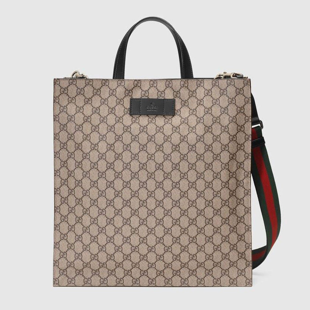Gucci GG Supreme Tote Bag – Beige