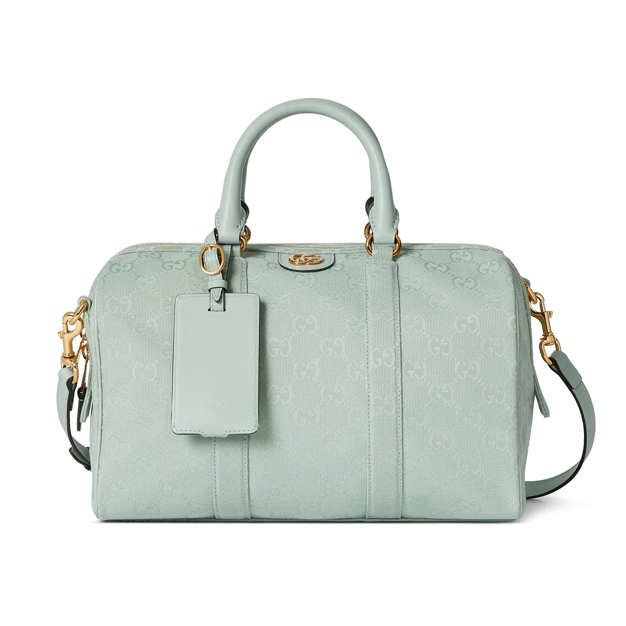 Gucci Ophidia Medium Boston Bag - Ice Blue