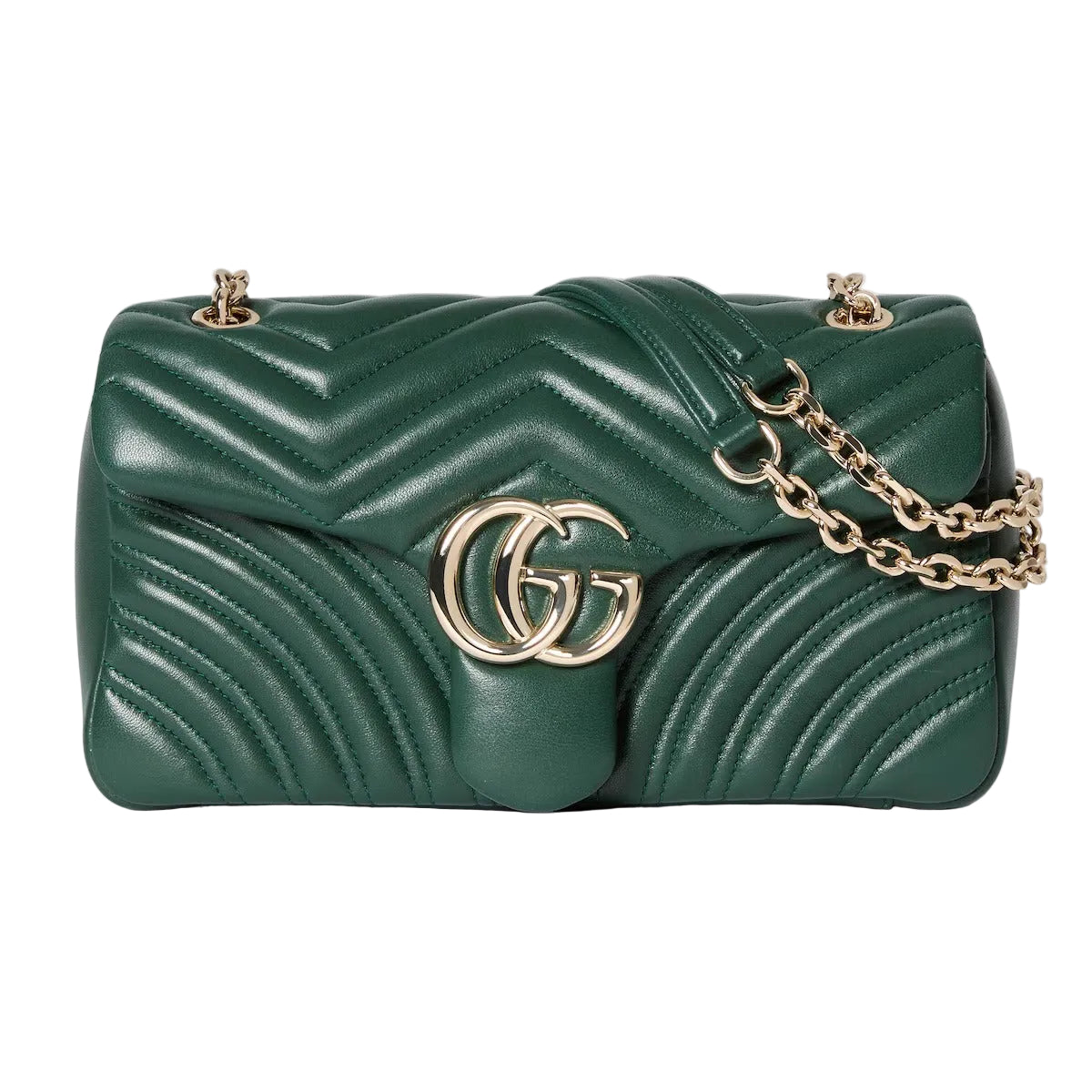 Gucci GG Marmont Medium Shoulder Bag - Green