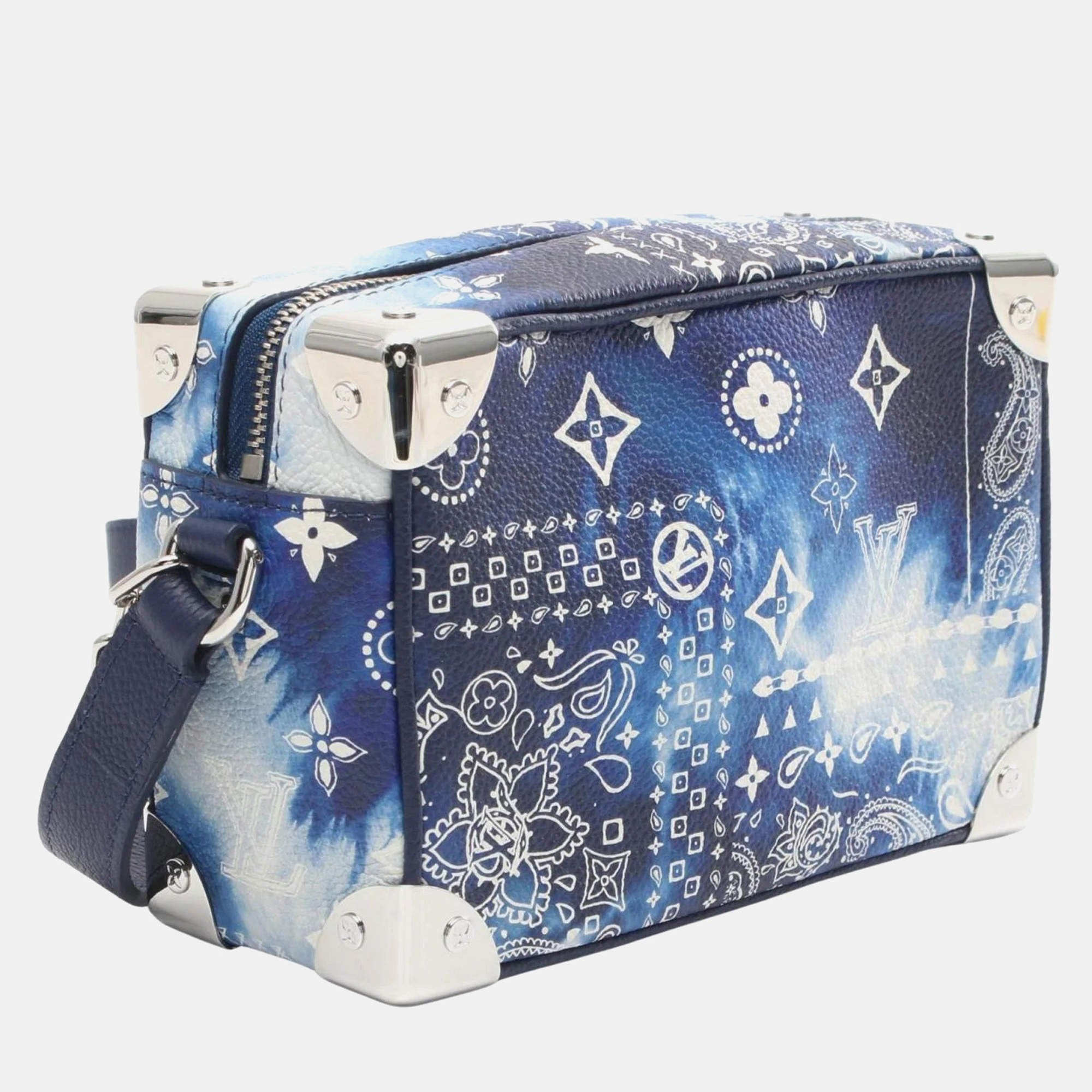 Louis Vuitton Soft Mini Trunk Shoulder Bag - Monogram Blue