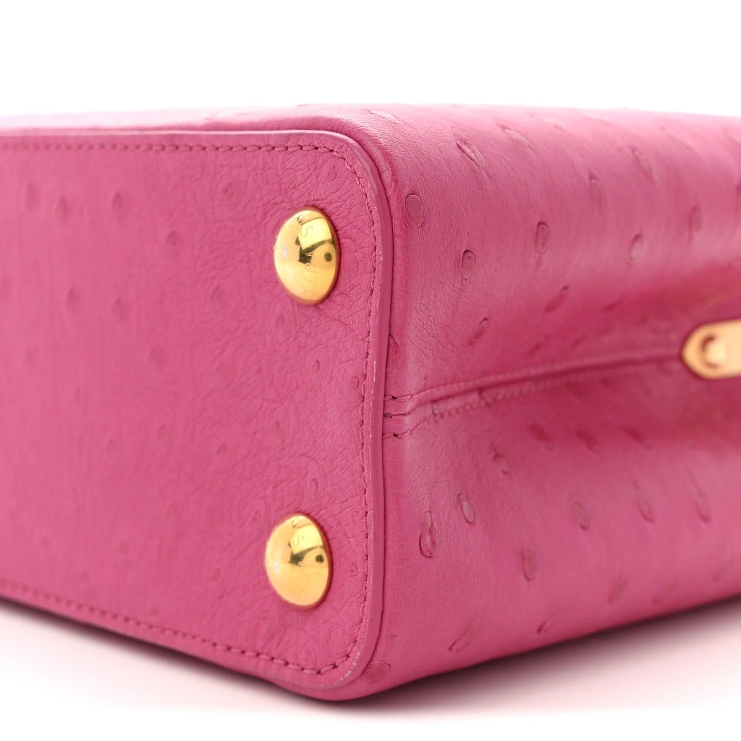 Louis Vuitton Ostrich Capucines BB – Fuchsia