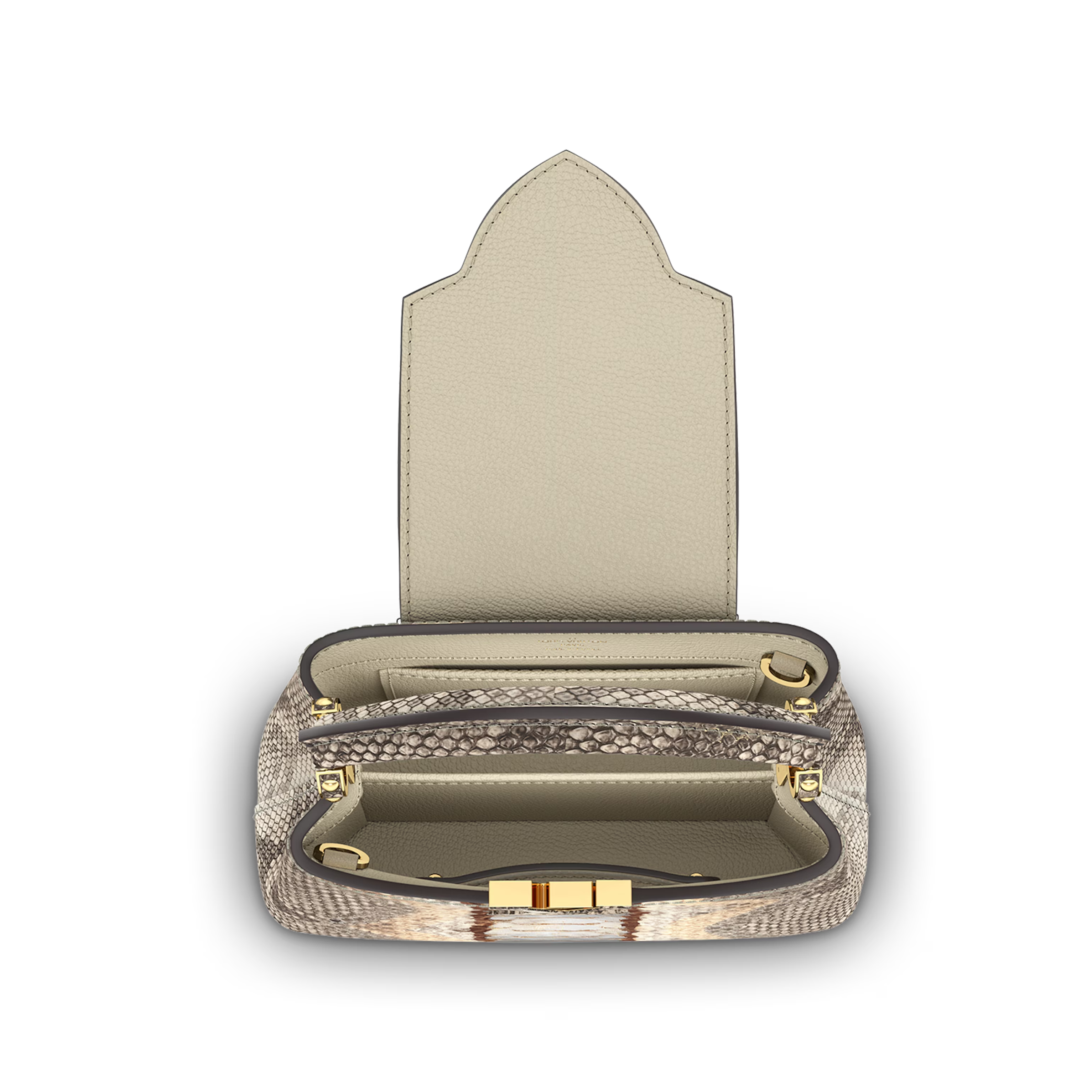 Louis Vuitton Capucines Mini Bag – Gold Silver
