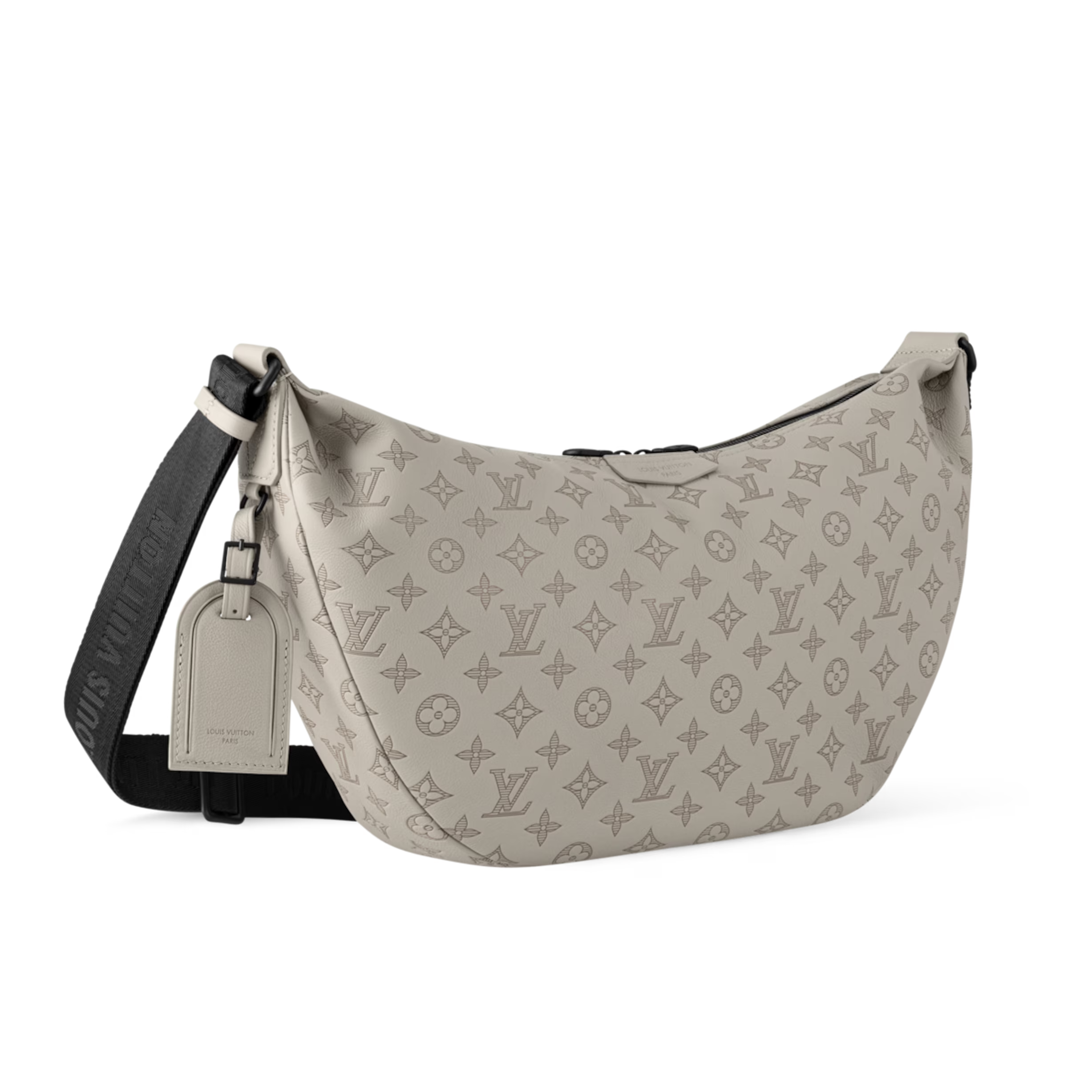 Louis Vuitton Monogram Shadow Hobo Hamac Calfskin Bag – Sable
