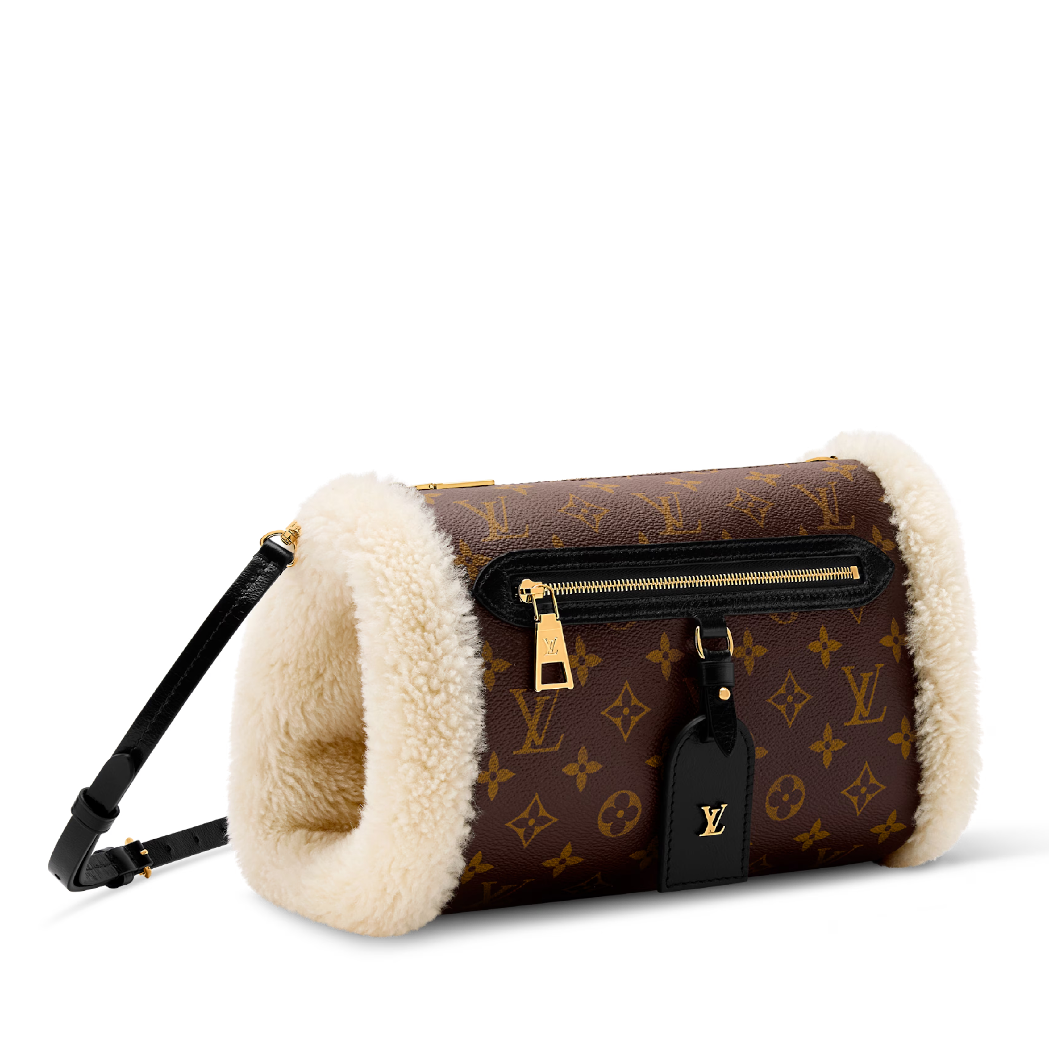 Louis Vuitton Monogram Shadow Teddy Mitt Bag – Brown