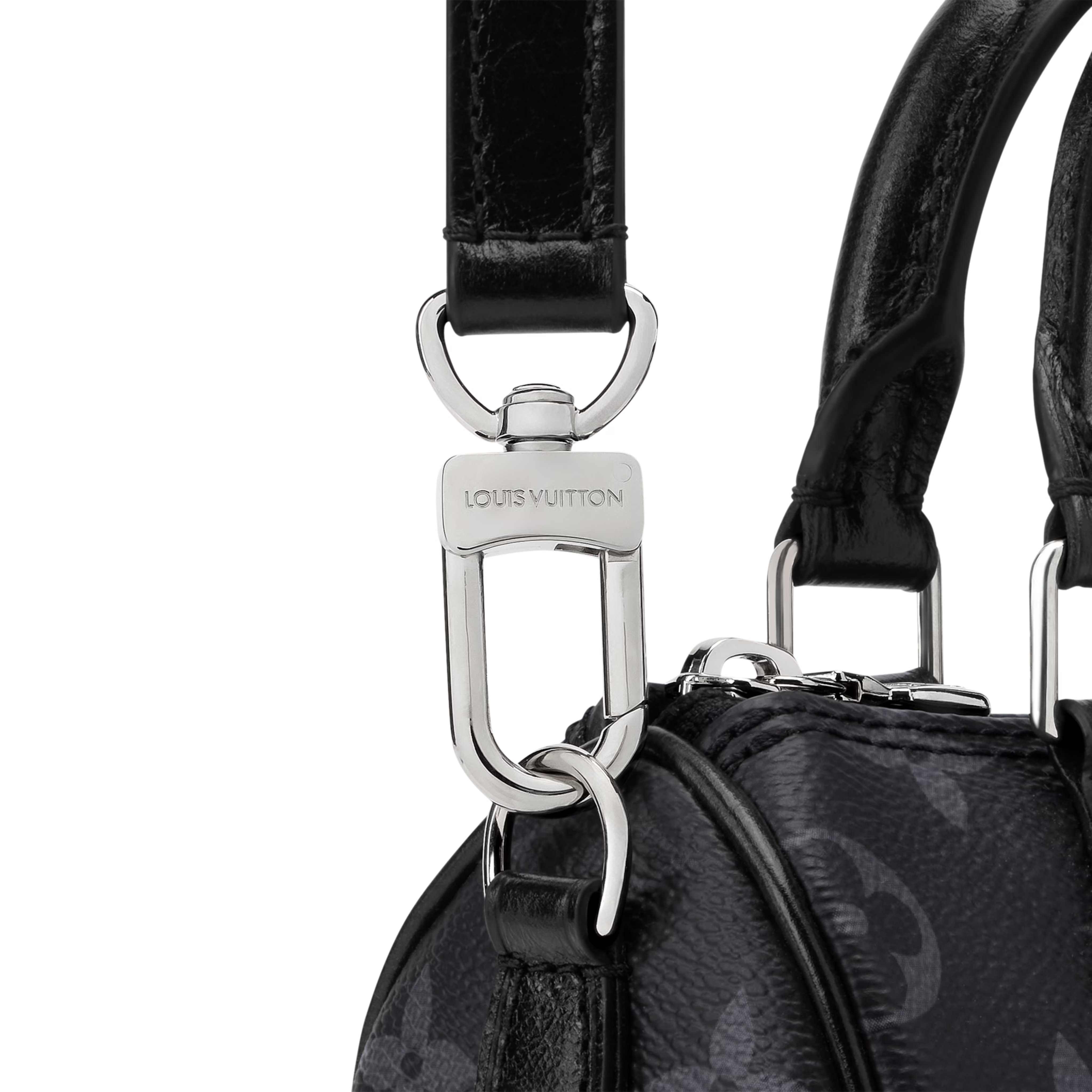 Louis Vuitton Monogram Eclipse Nano Speedy Handbag – Black