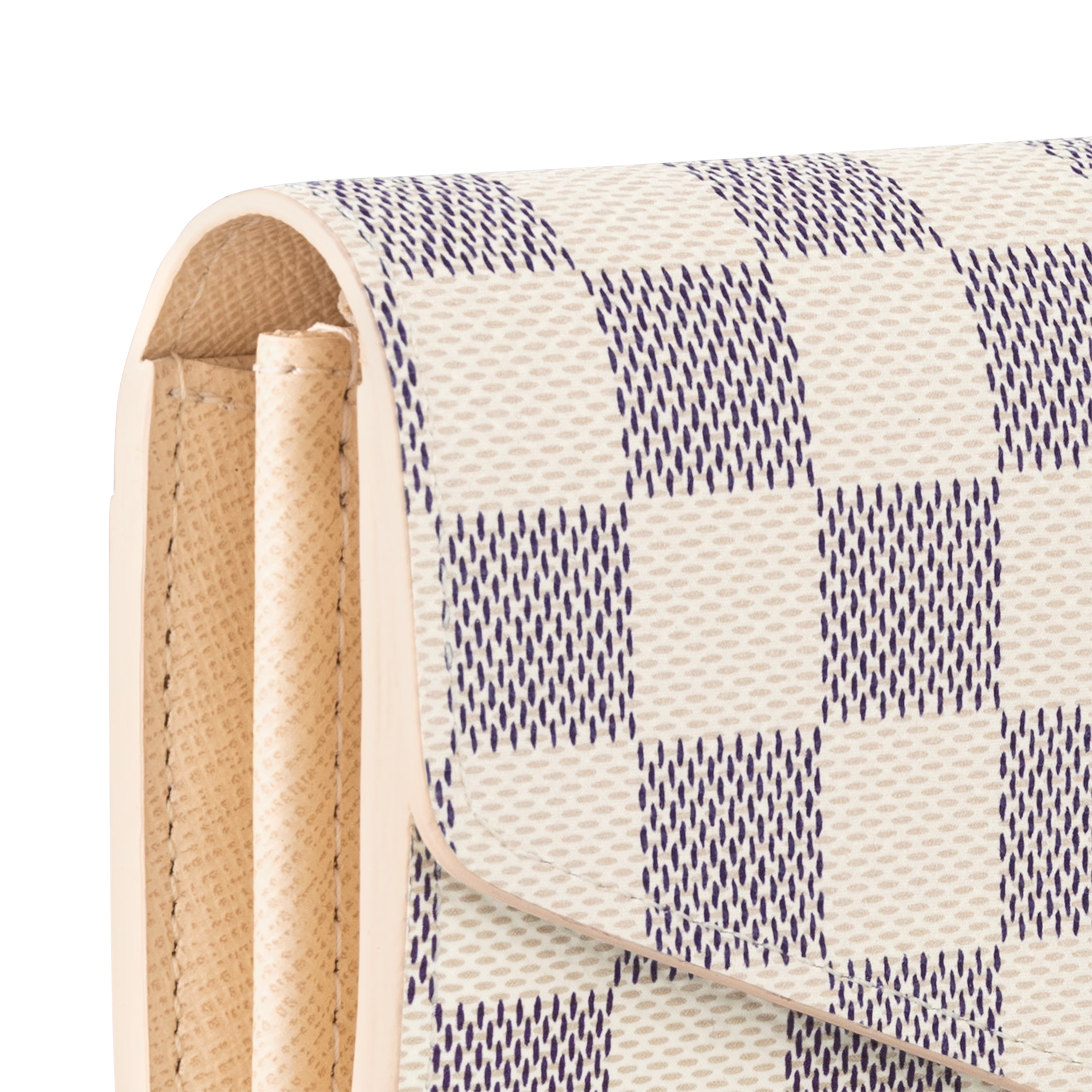 Louis Vuitton Damier Azur Canvas Sarah Wallet – White